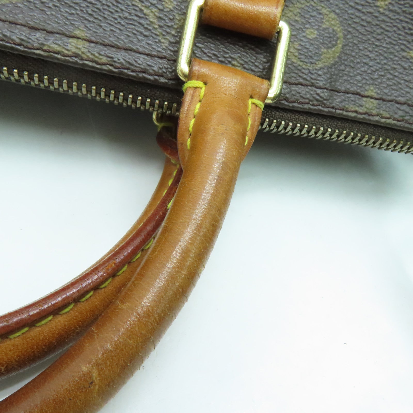 LOUIS VUITTON Monogram Speedy 30金扣手挽袋啡色