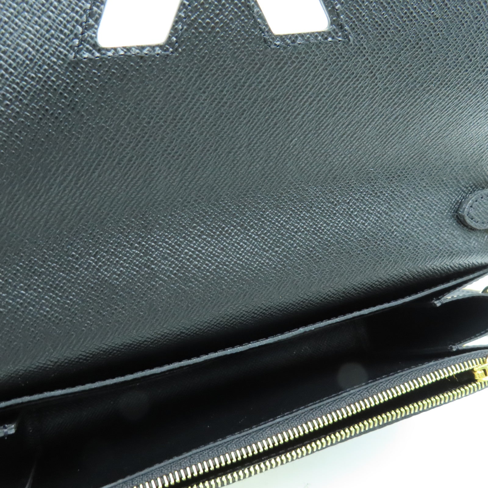LOUIS VUITTON Epi Twist Sequin Bird金扣链带肩背袋黑色