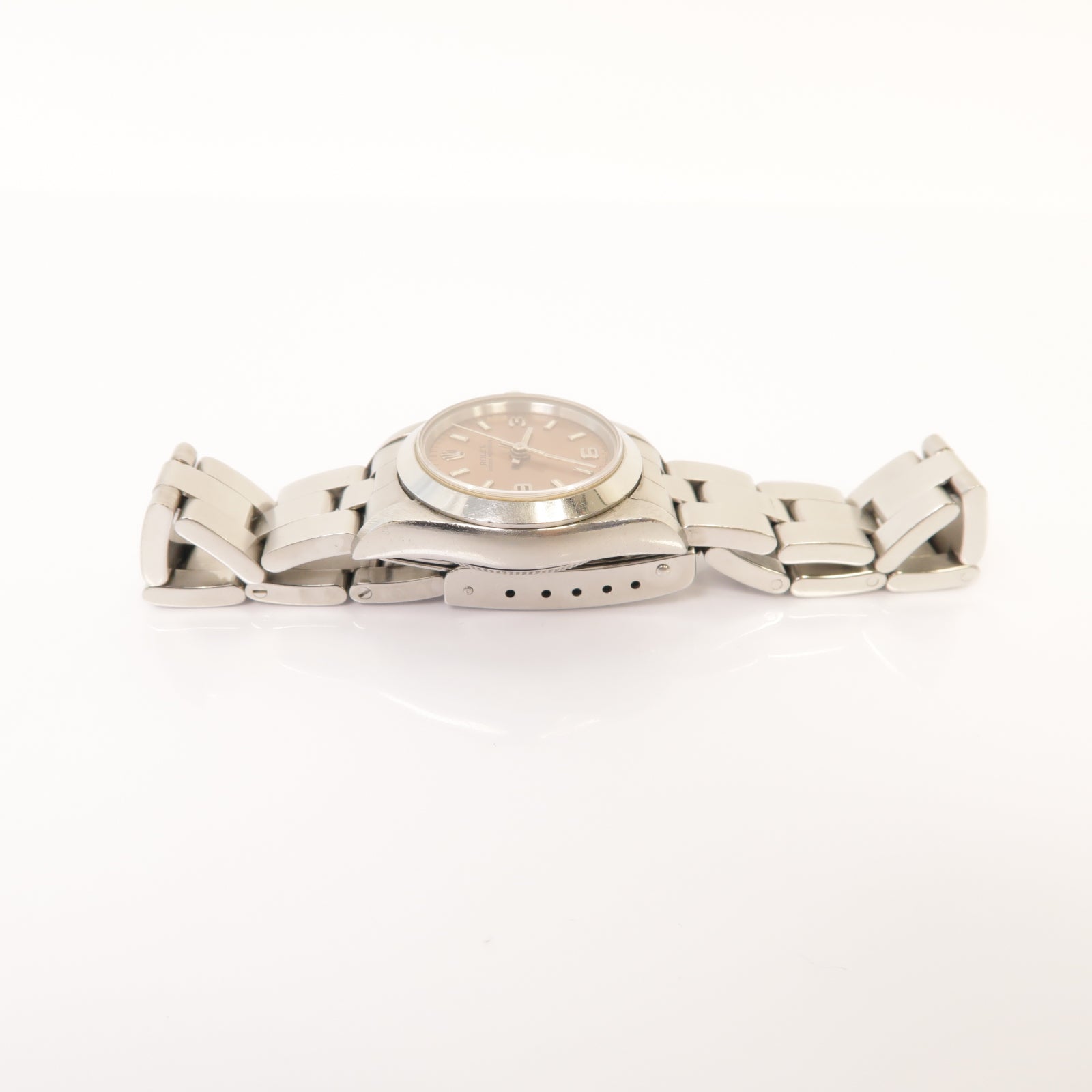 ROLEX Oyster Perpetual不鏽鋼手錶自動機芯啡色
