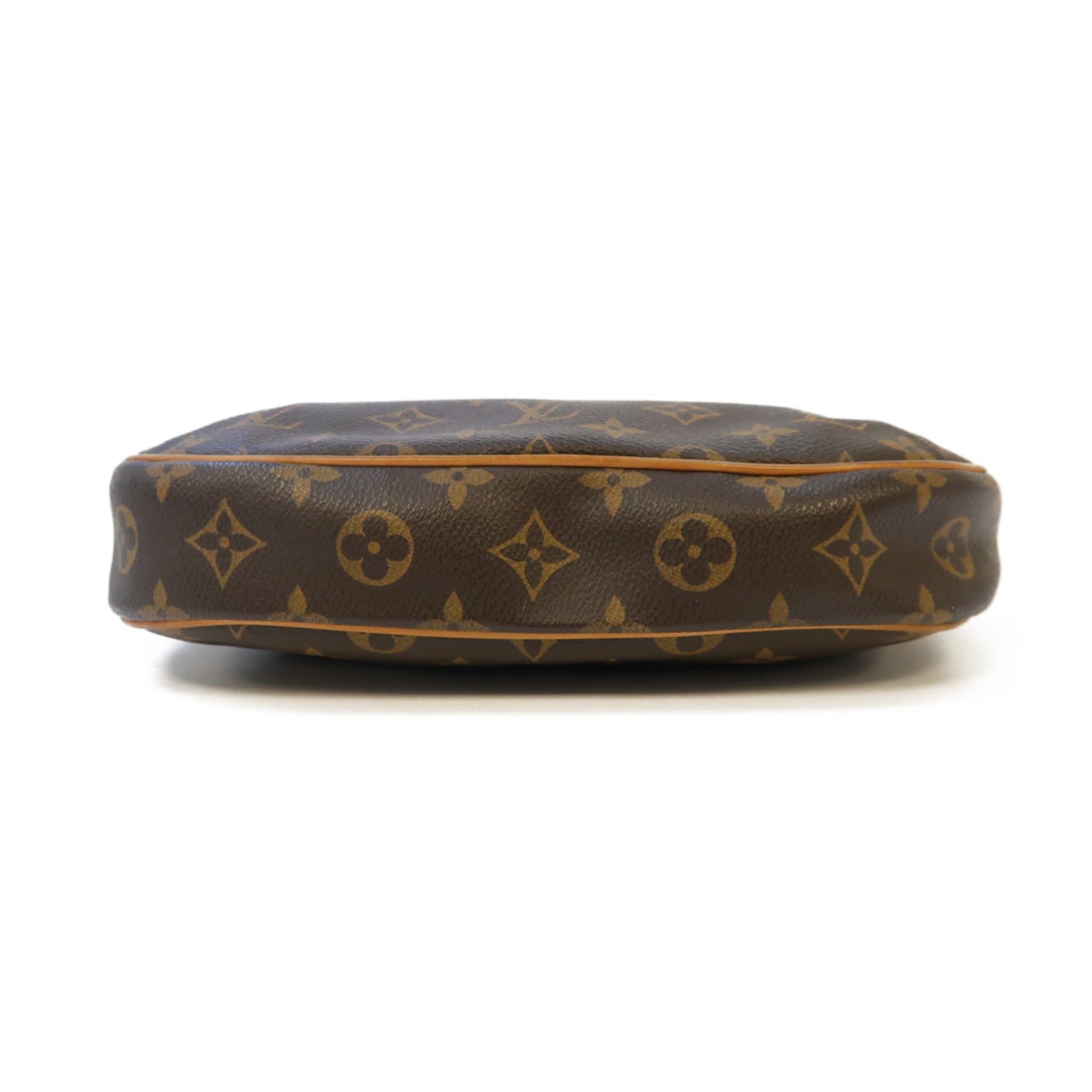 LOUIS VUITTON Monogram Odeon PM金扣肩背袋啡色