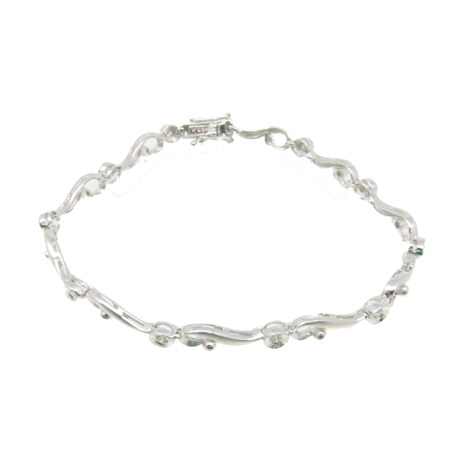 JEWELRY 【激減優惠】18K白金/鑽石Diamond Bracelet手鏈
