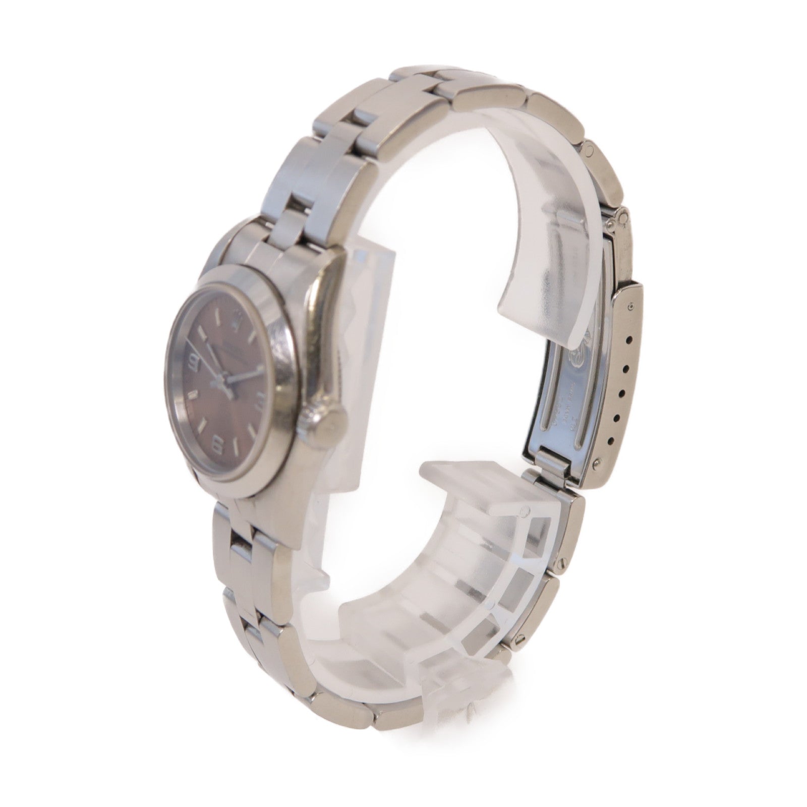 ROLEX Oyster Perpetual不鏽鋼手錶自動機芯啡色
