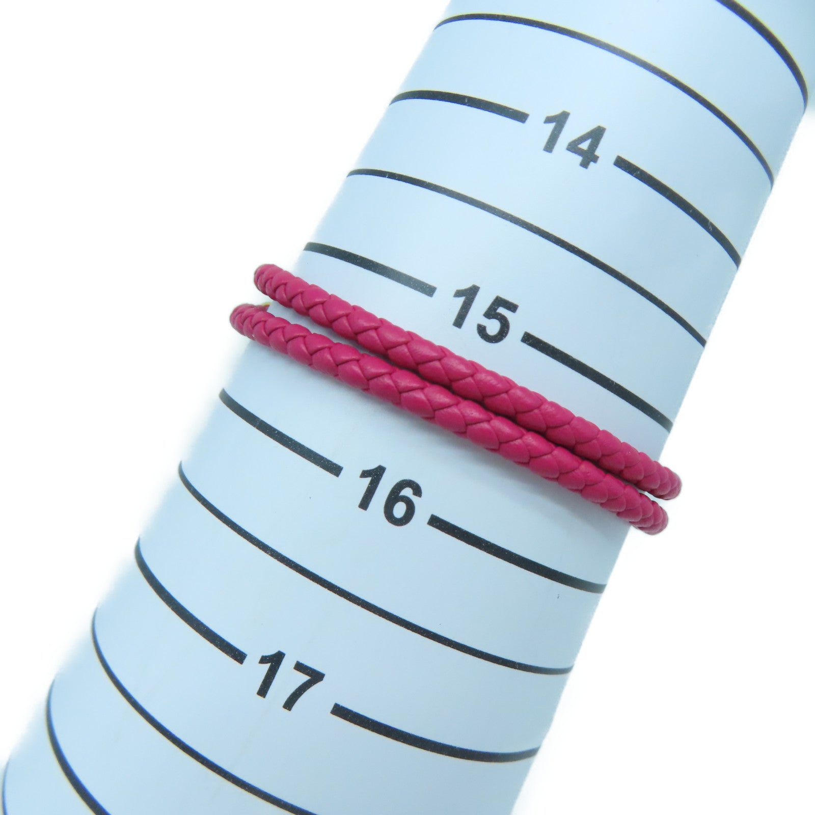 HERMES Swift皮革Roulis Bracelet金扣手鏈Rose Mexico墨西哥粉色