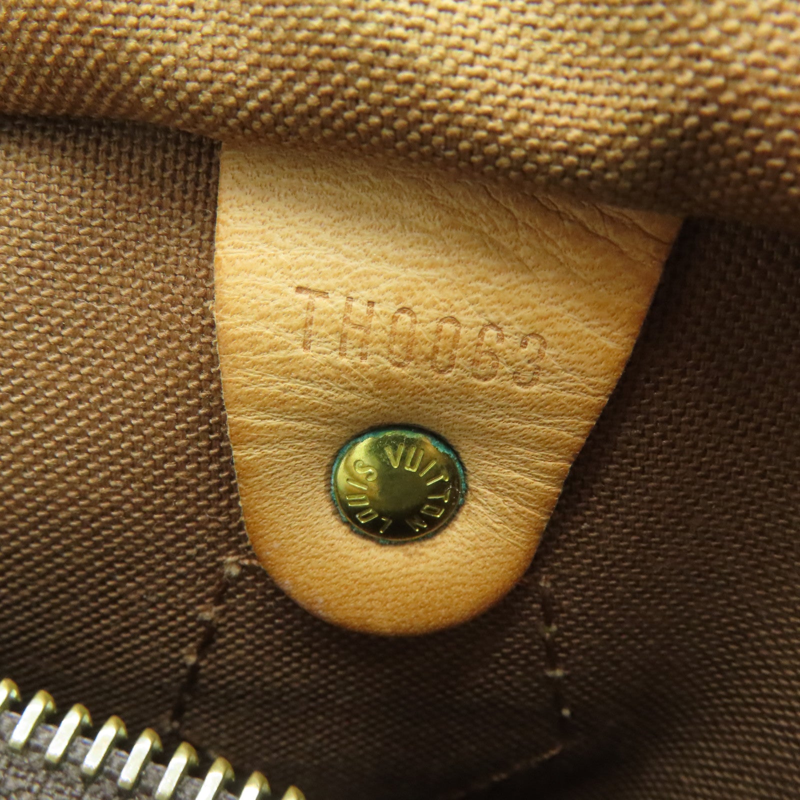 LOUIS VUITTON Monogram Speedy 30金扣手挽袋啡色