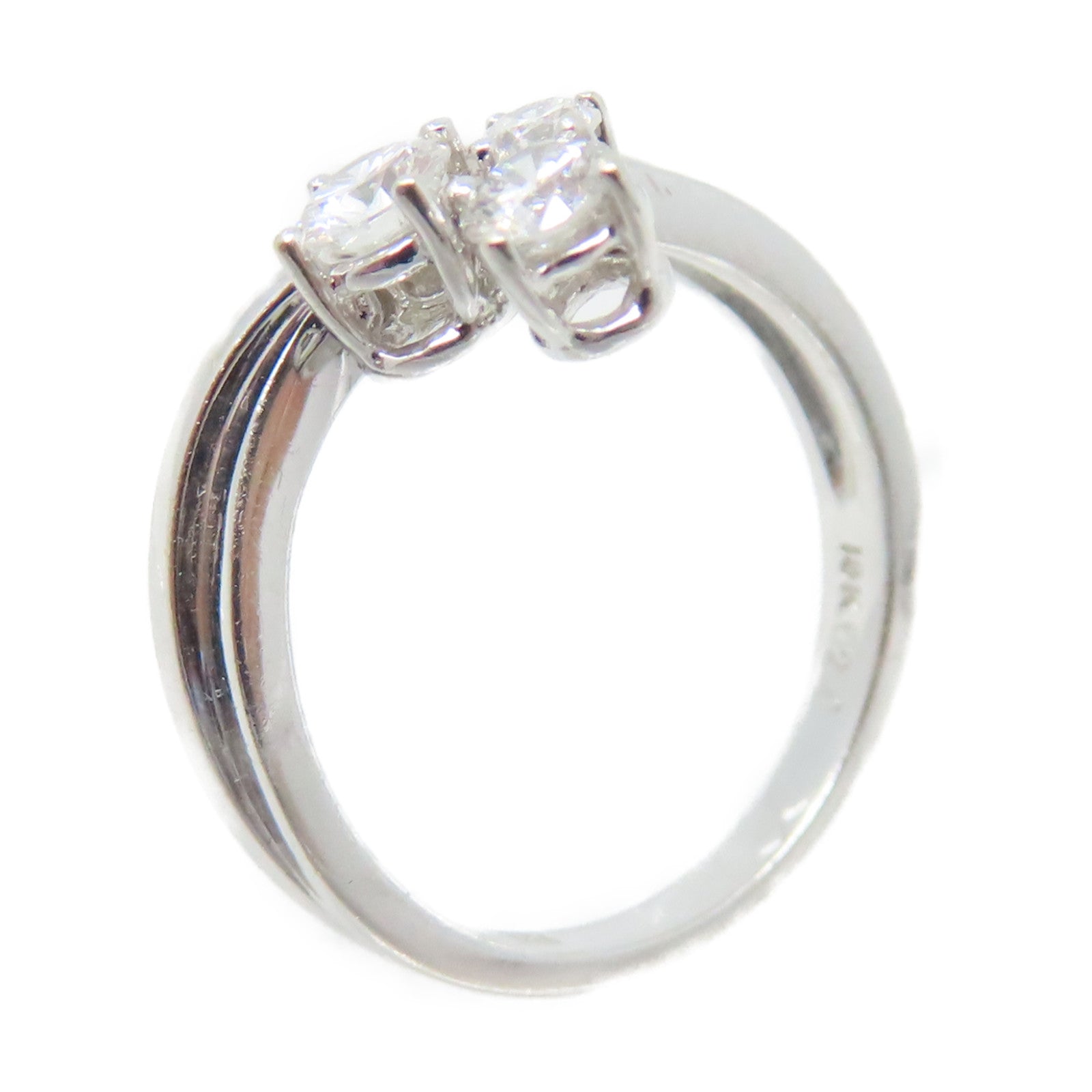 JEWELRY 【激減優惠】18K白金Ring 0.20ct鑽石戒指US#6