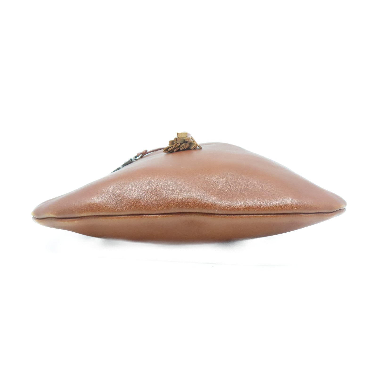 SAINT LAURENT 牛皮皮革Shoulder Bag肩背袋啡色