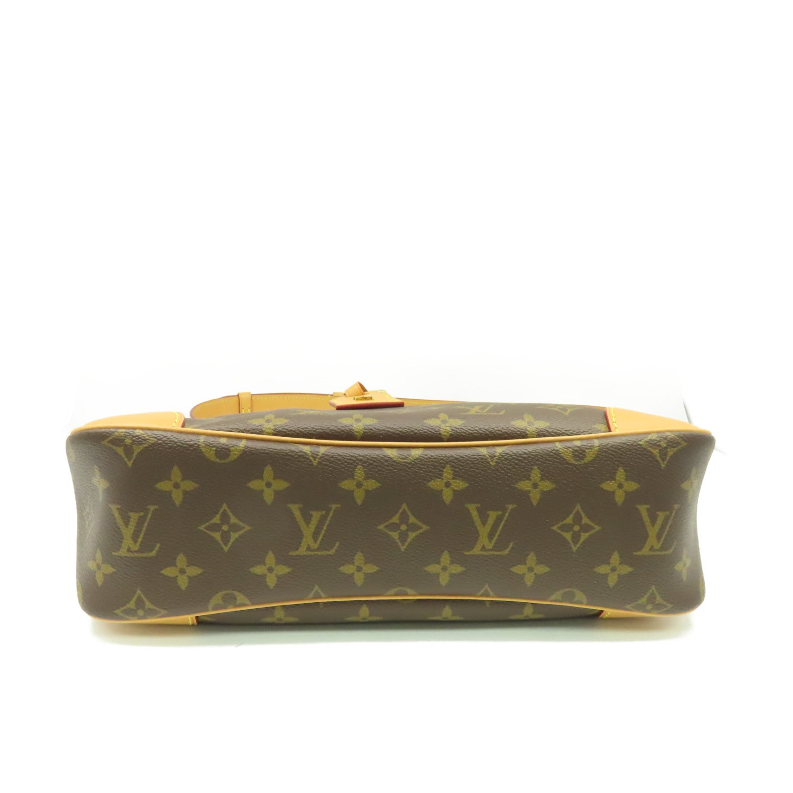 LOUIS VUITTON Monogram Odeon PM Shoulder Bag金扣肩背袋啡色