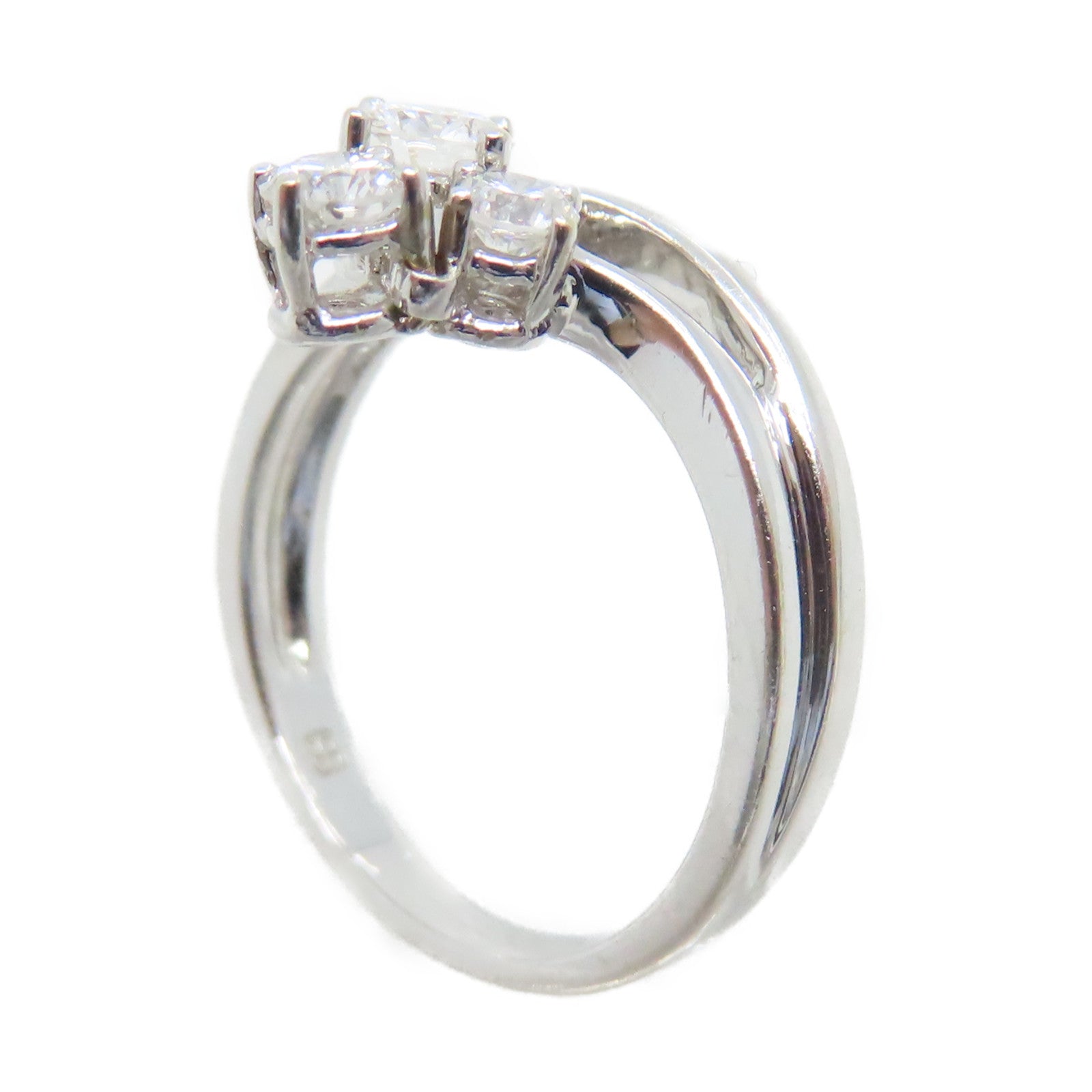 JEWELRY 【激減優惠】18K白金Ring 0.20ct鑽石戒指US#6