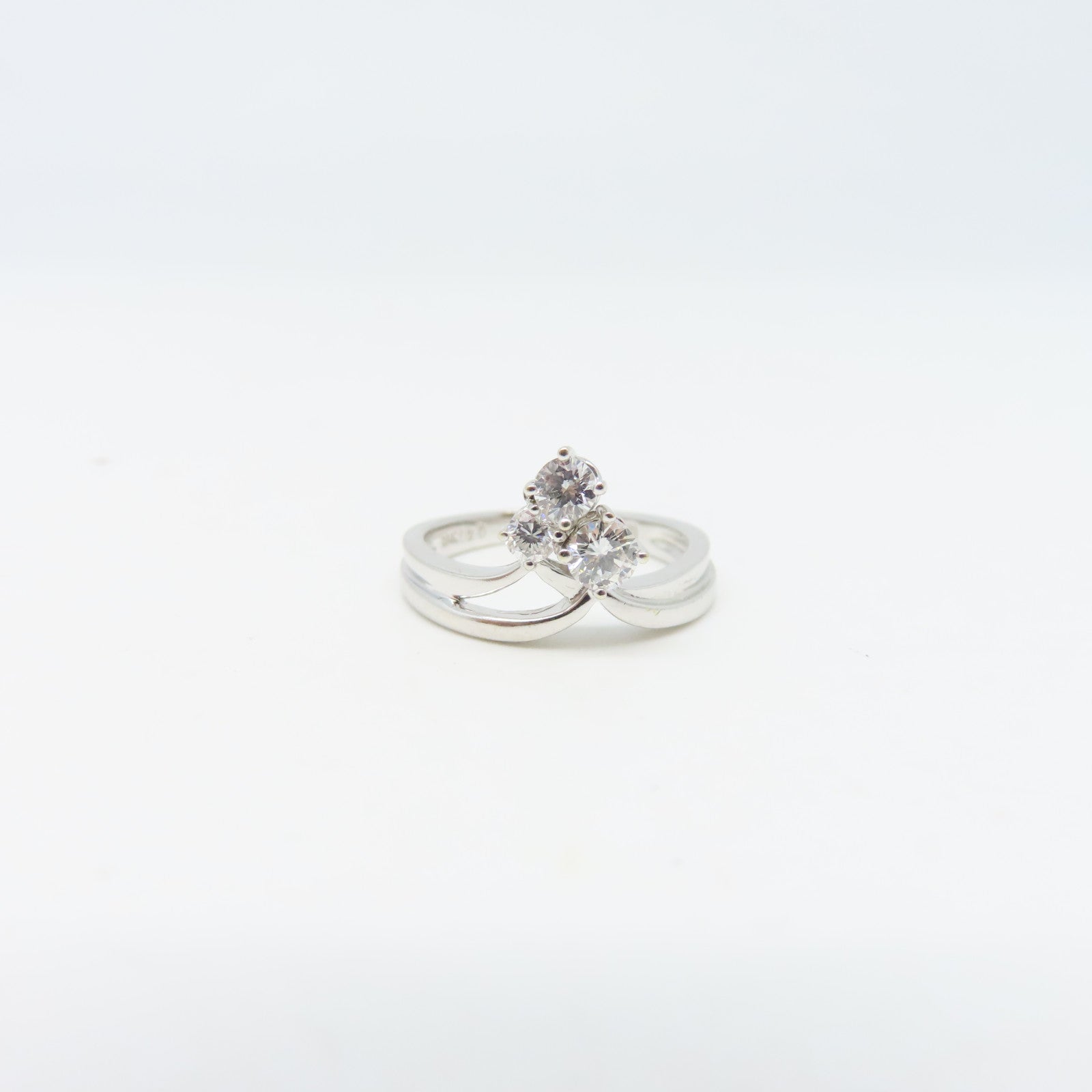 JEWELRY 【激減優惠】18K白金Ring 0.20ct鑽石戒指US#6