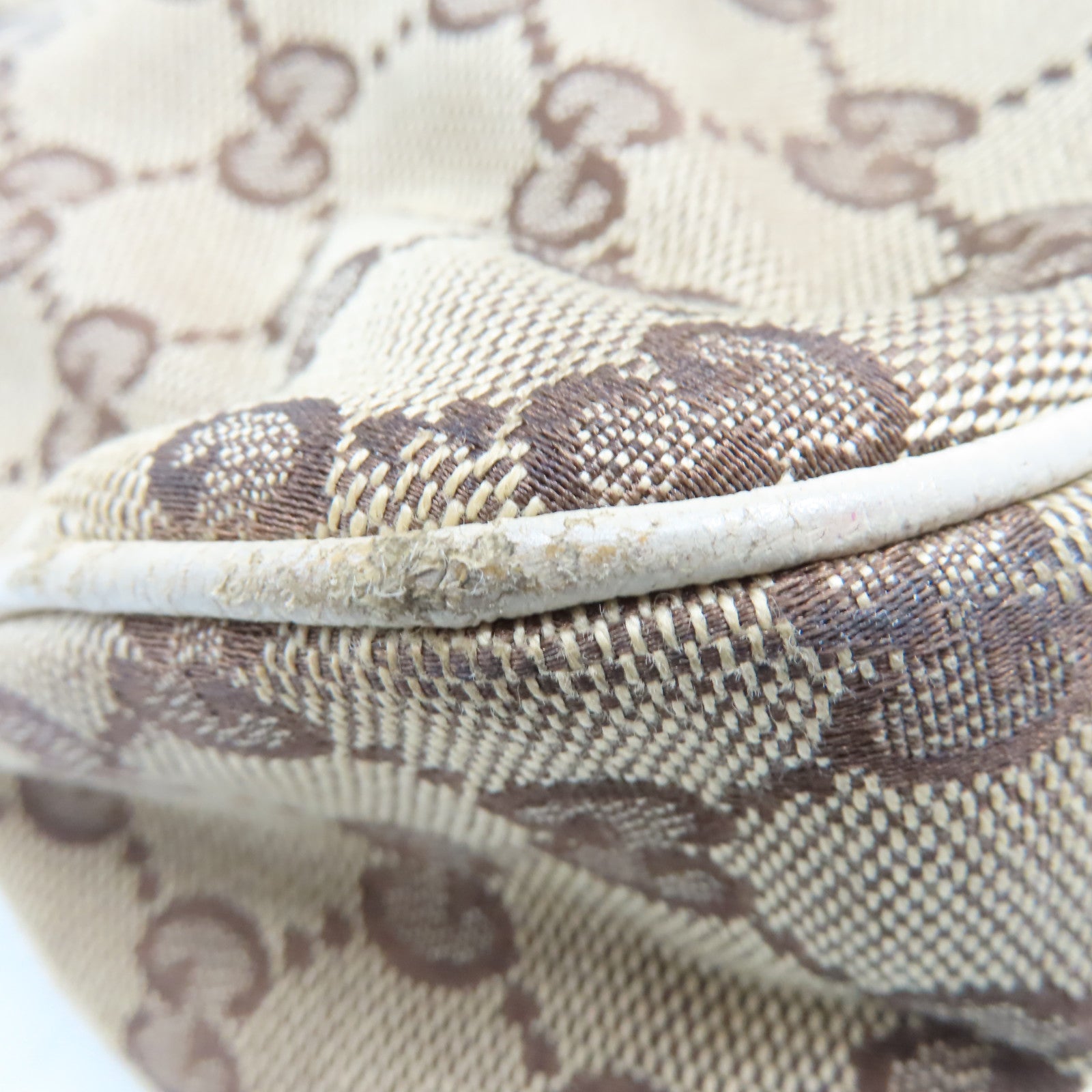 GUCCI GG帆布Shoulder Bag肩背袋啡色/米白色