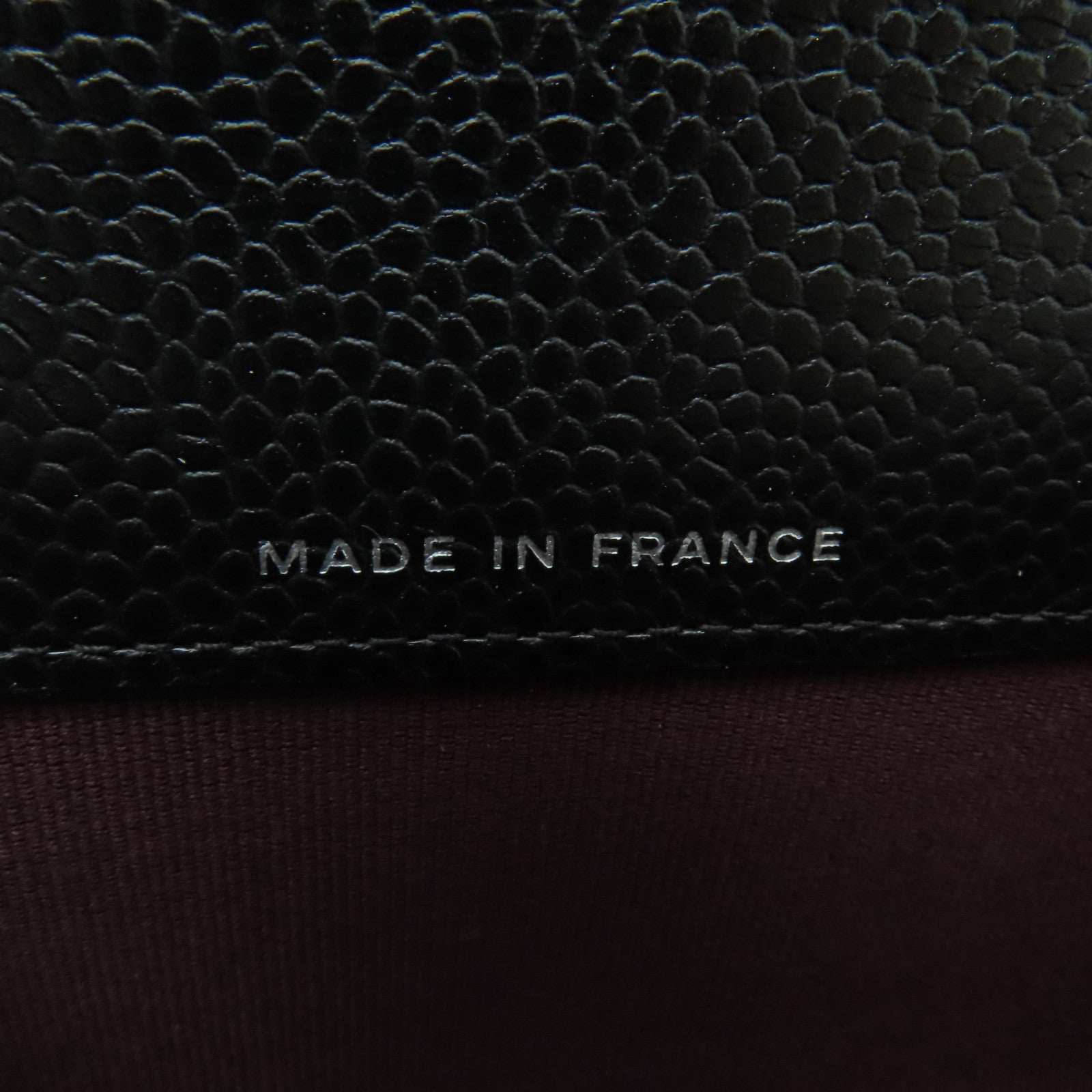 CHANEL 菱格Caviar皮革Card Case銀扣卡片套黒色