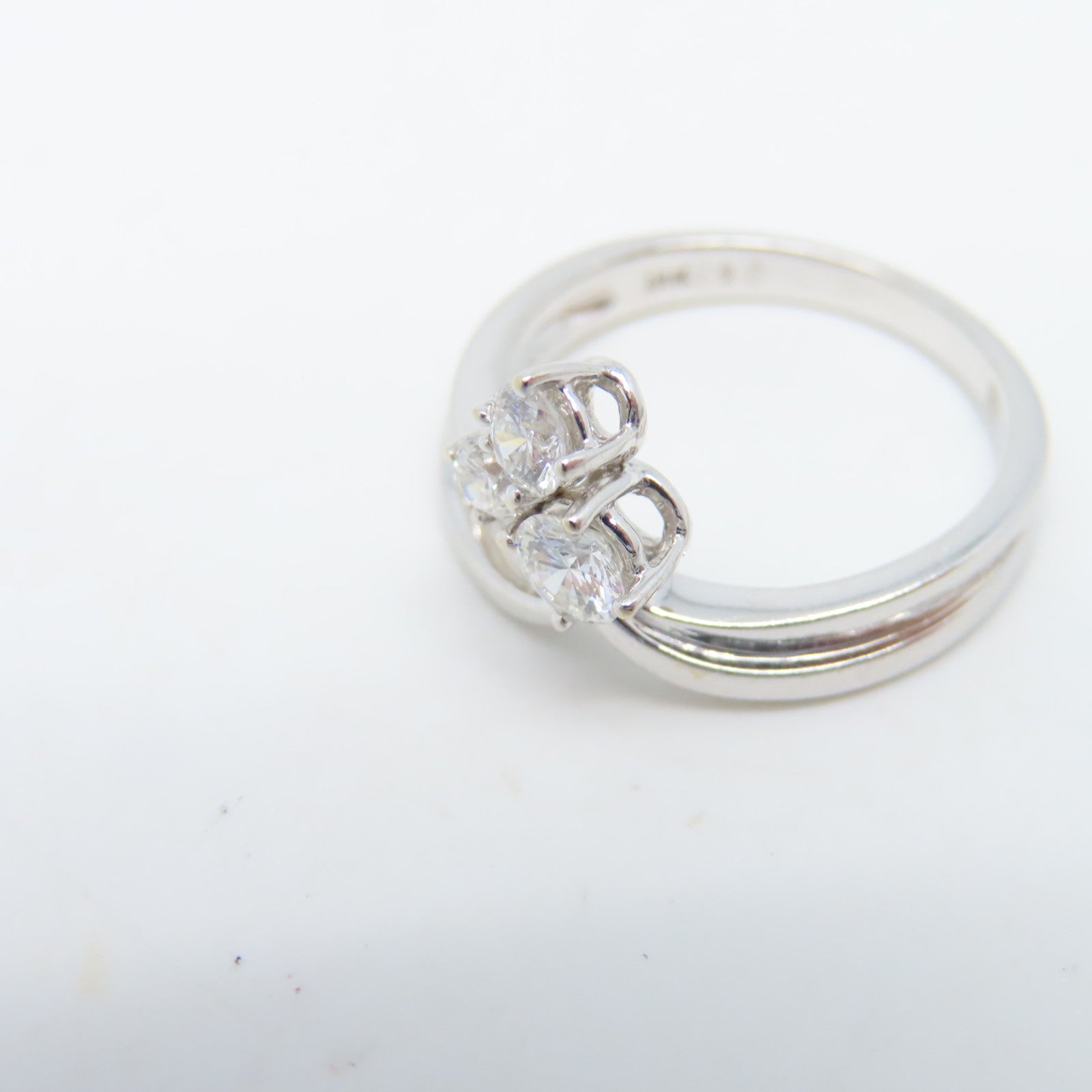 JEWELRY 【激減優惠】18K白金Ring 0.20ct鑽石戒指US#6