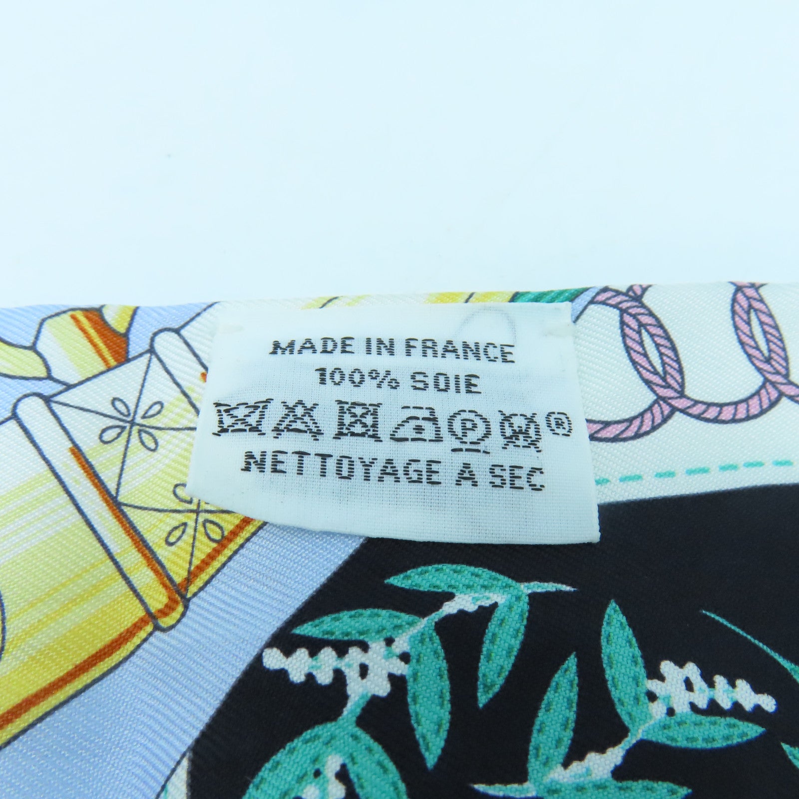 HERMES 絲質Twilly絲巾彩色