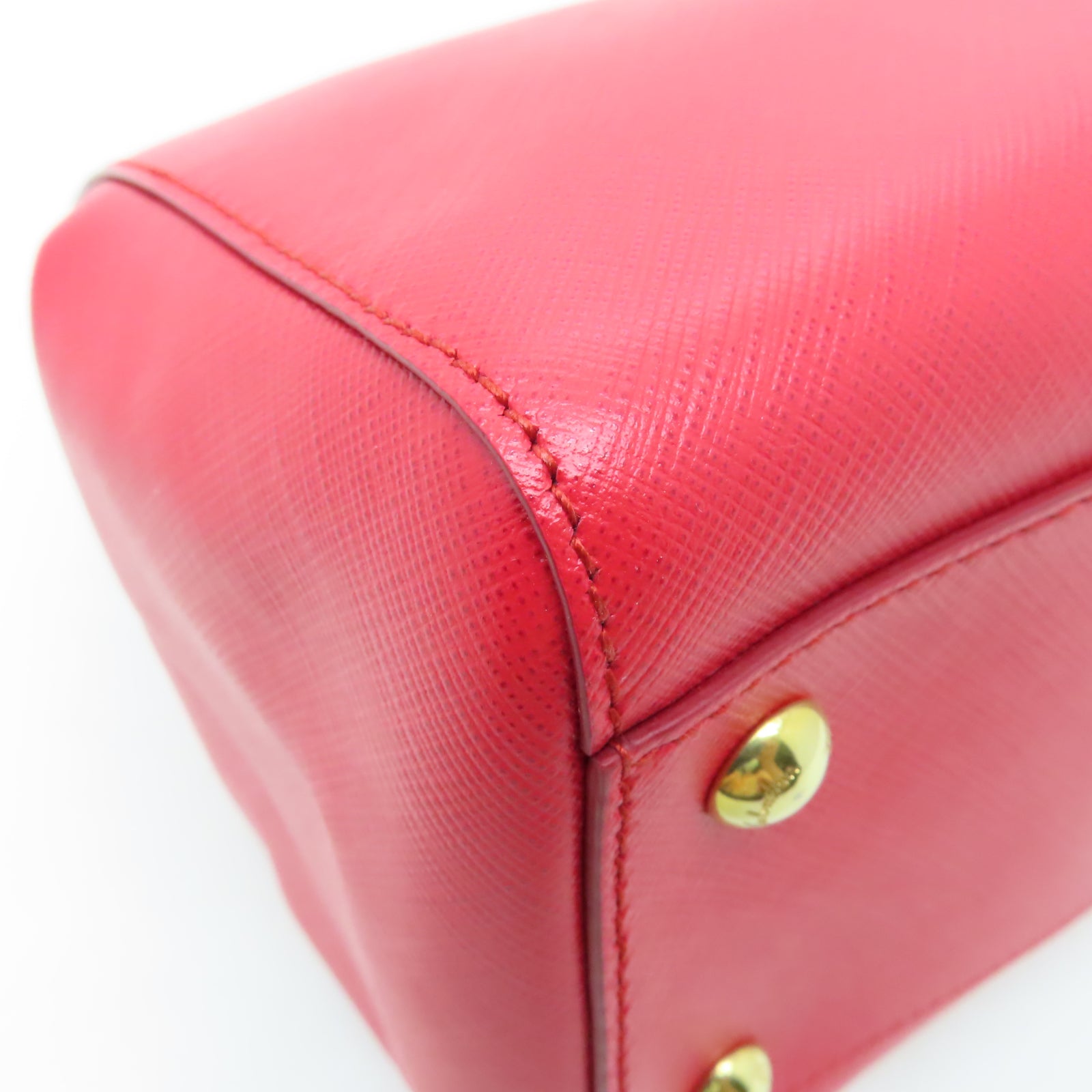 Salvatore Ferragamo 牛皮皮革Bow Handbag金扣肩背袋紅色