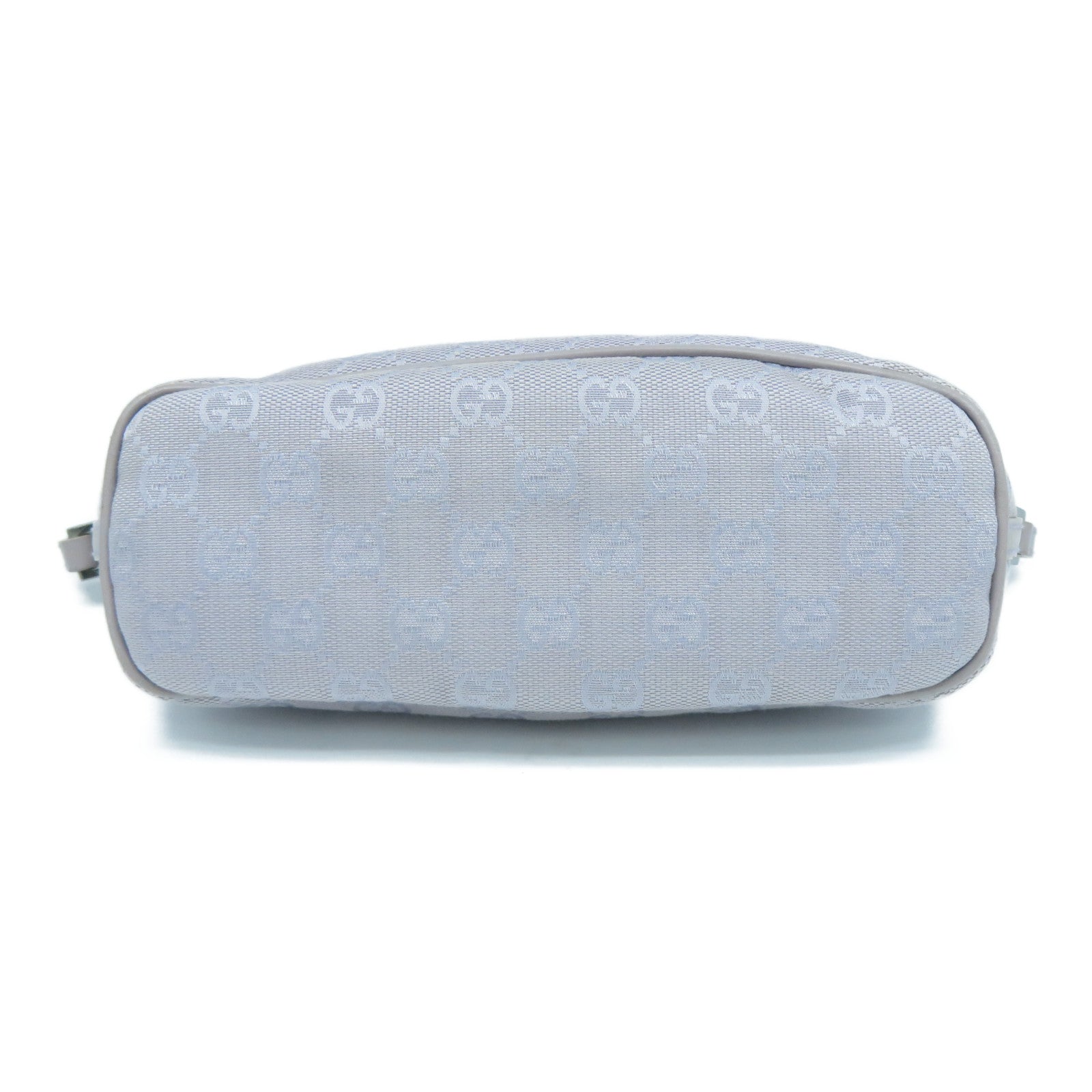 GUCCI GG帆布Handbag銀扣手挽袋紫色