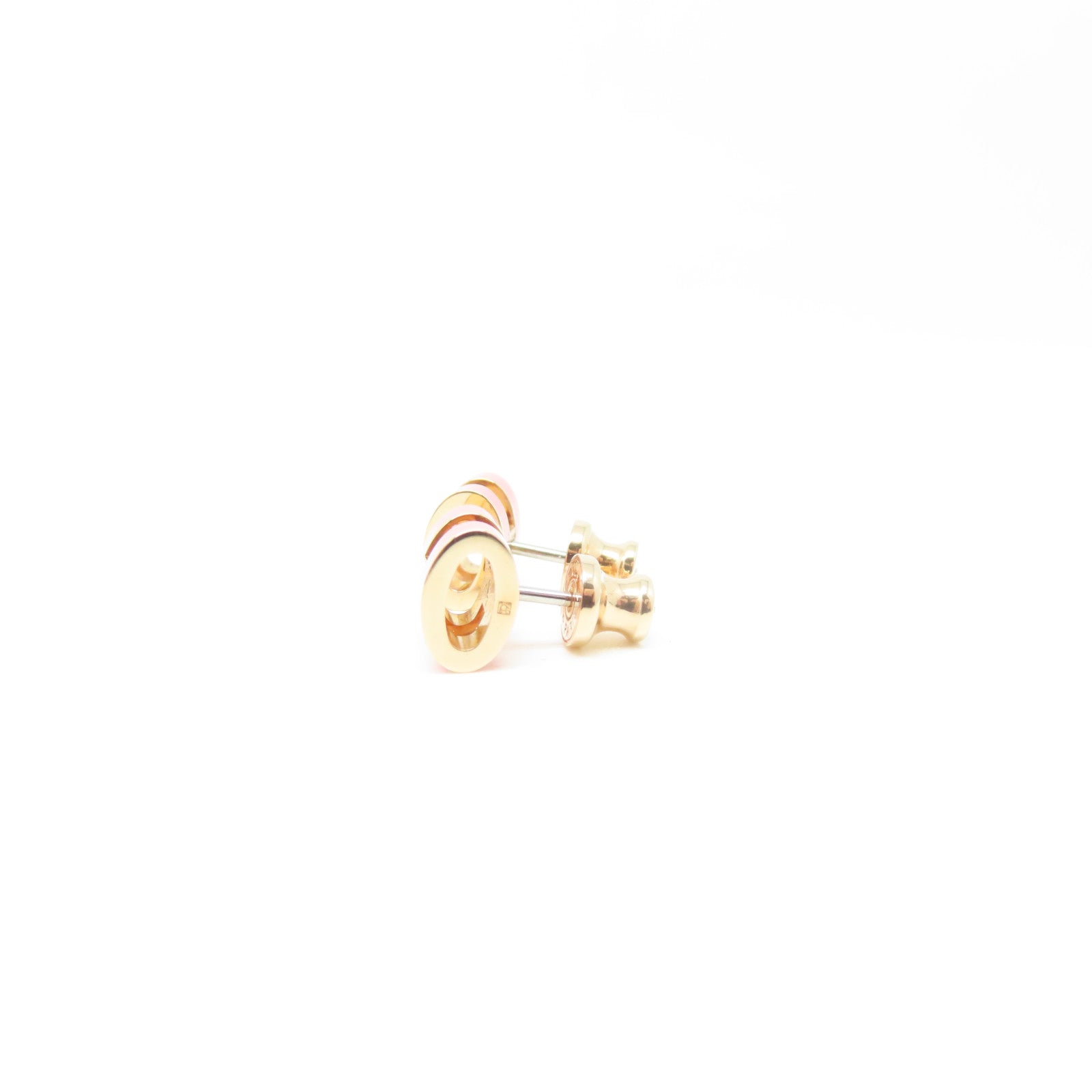 HERMES 金屬Pop H Earrings耳環粉紅色/金色