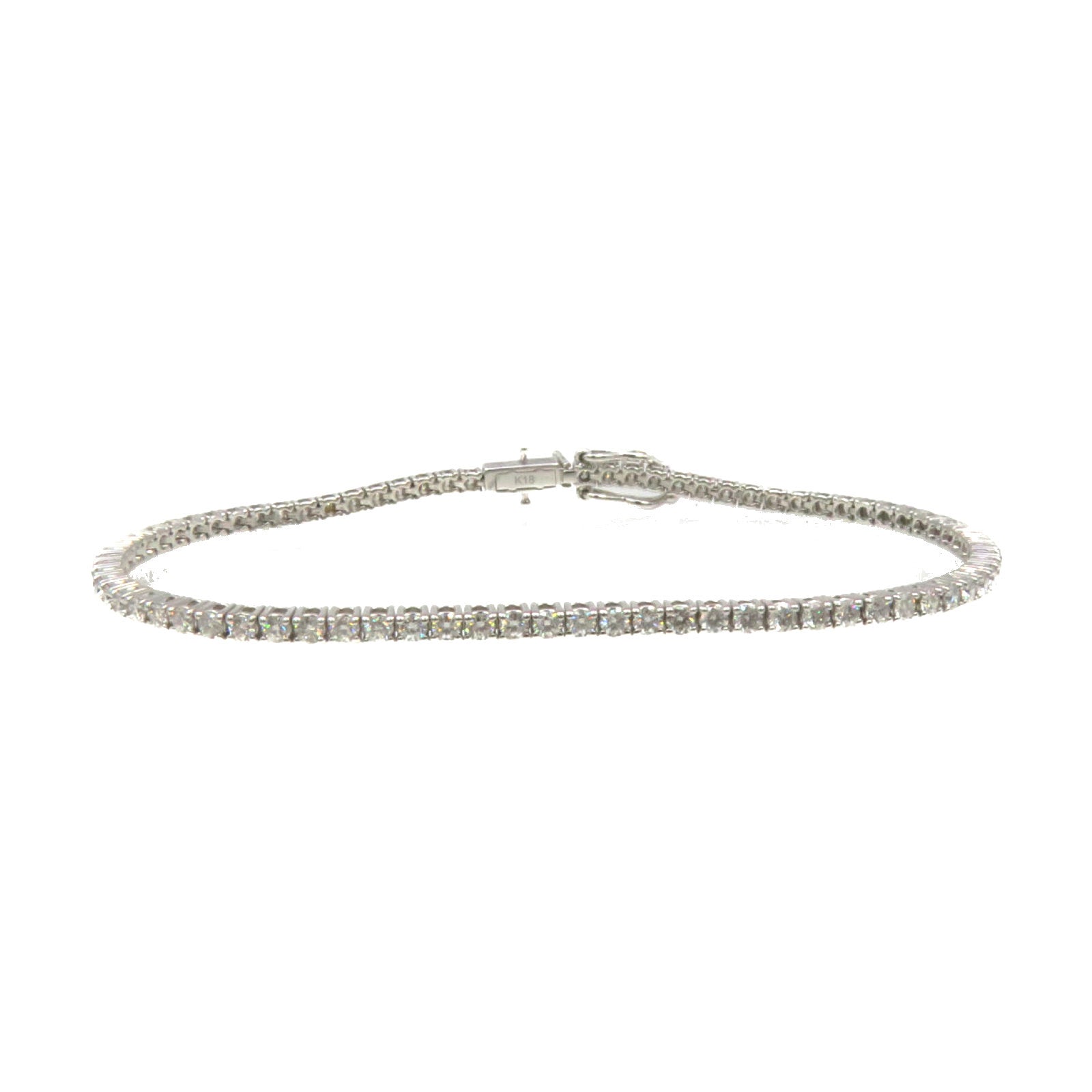 JEWELRY 18K白金/2.0ct钻石Diamond Bracelet手链