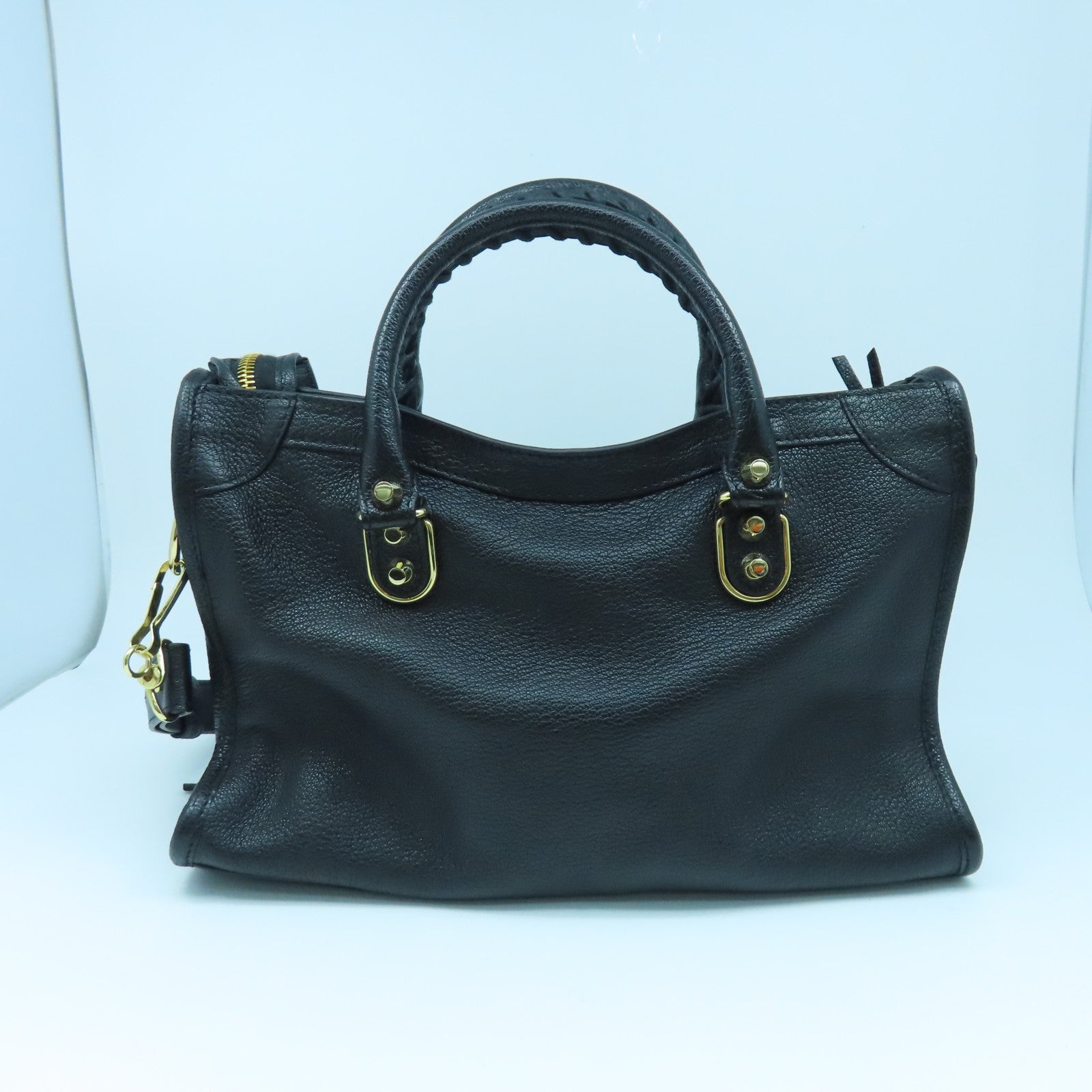 BALENCIAGA 【激減優惠】牛皮牛革City Small金扣手挽肩背兩用袋黑色