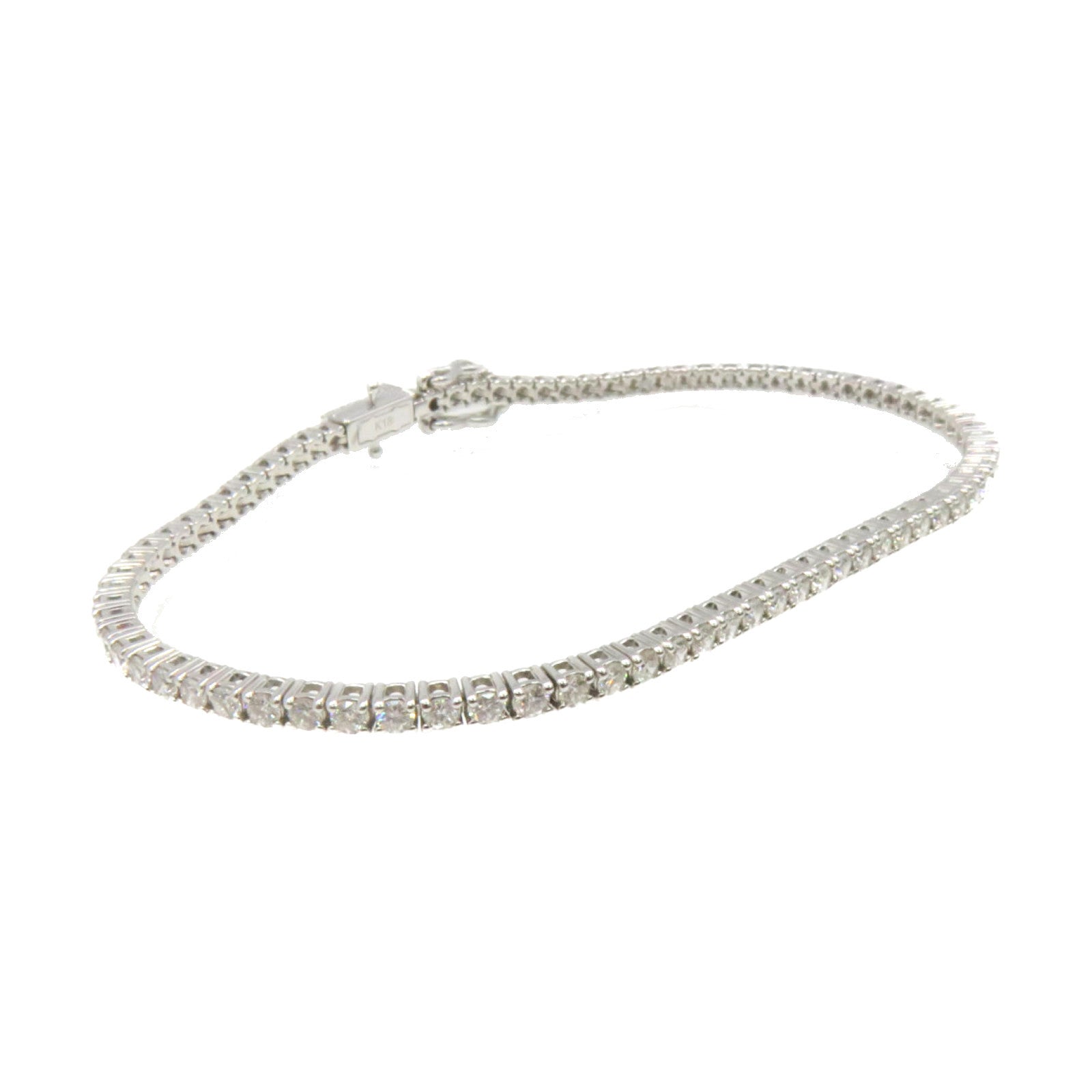 JEWELRY 18K白金/2.0ct钻石Diamond Bracelet手链