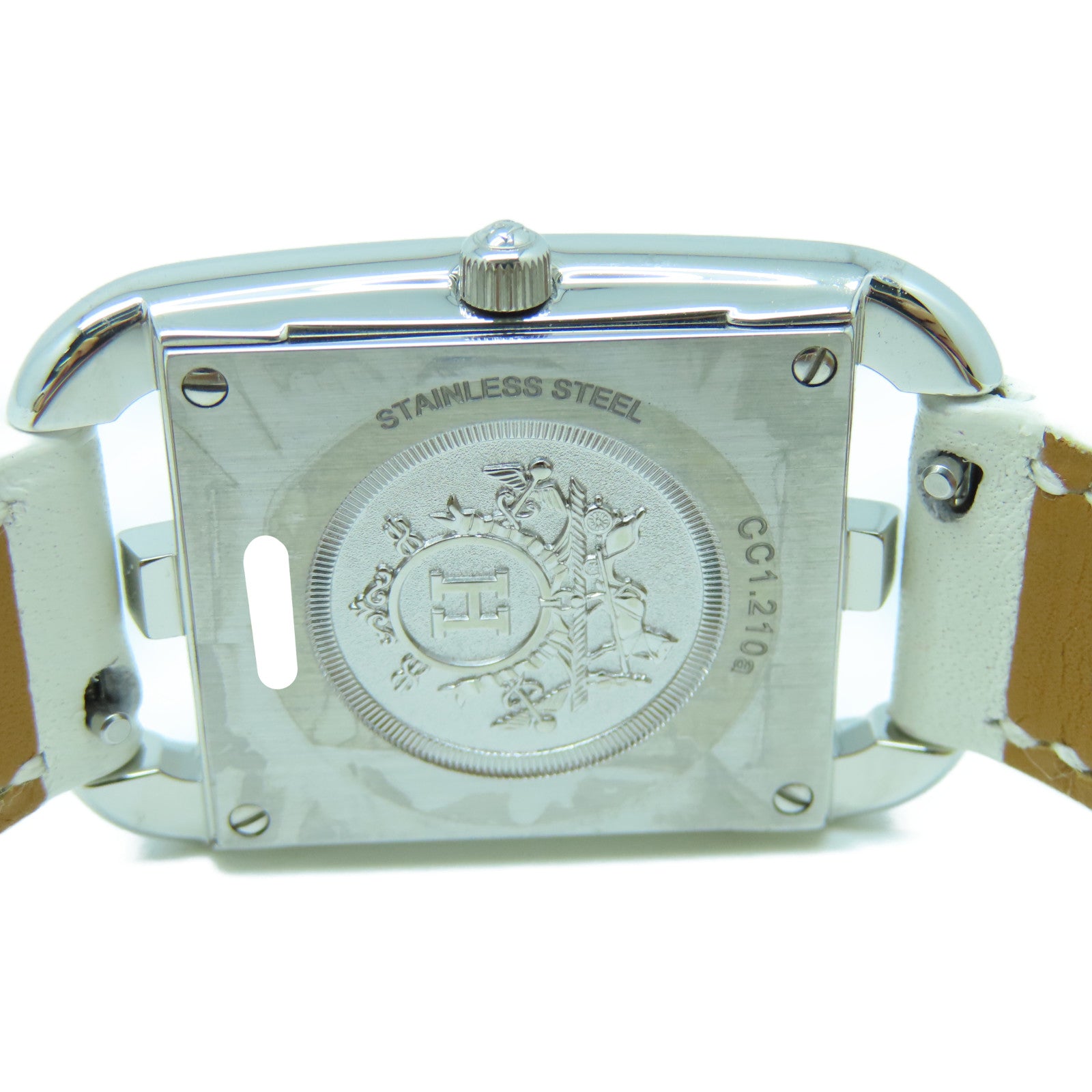 HERMES Capecod不锈钢手表石英机芯白色