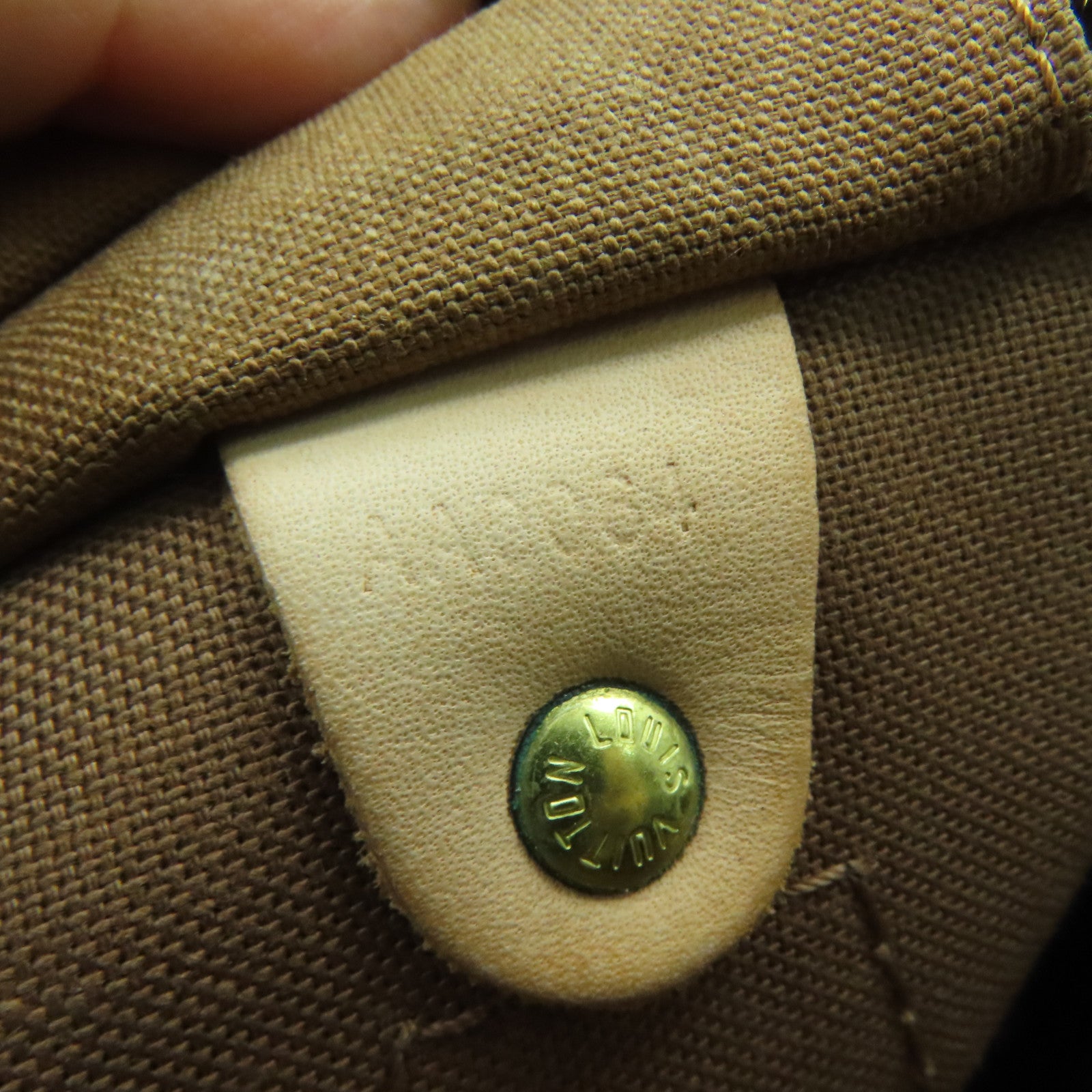 LOUIS VUITTON Monogram Speedy 30金扣手挽袋啡色