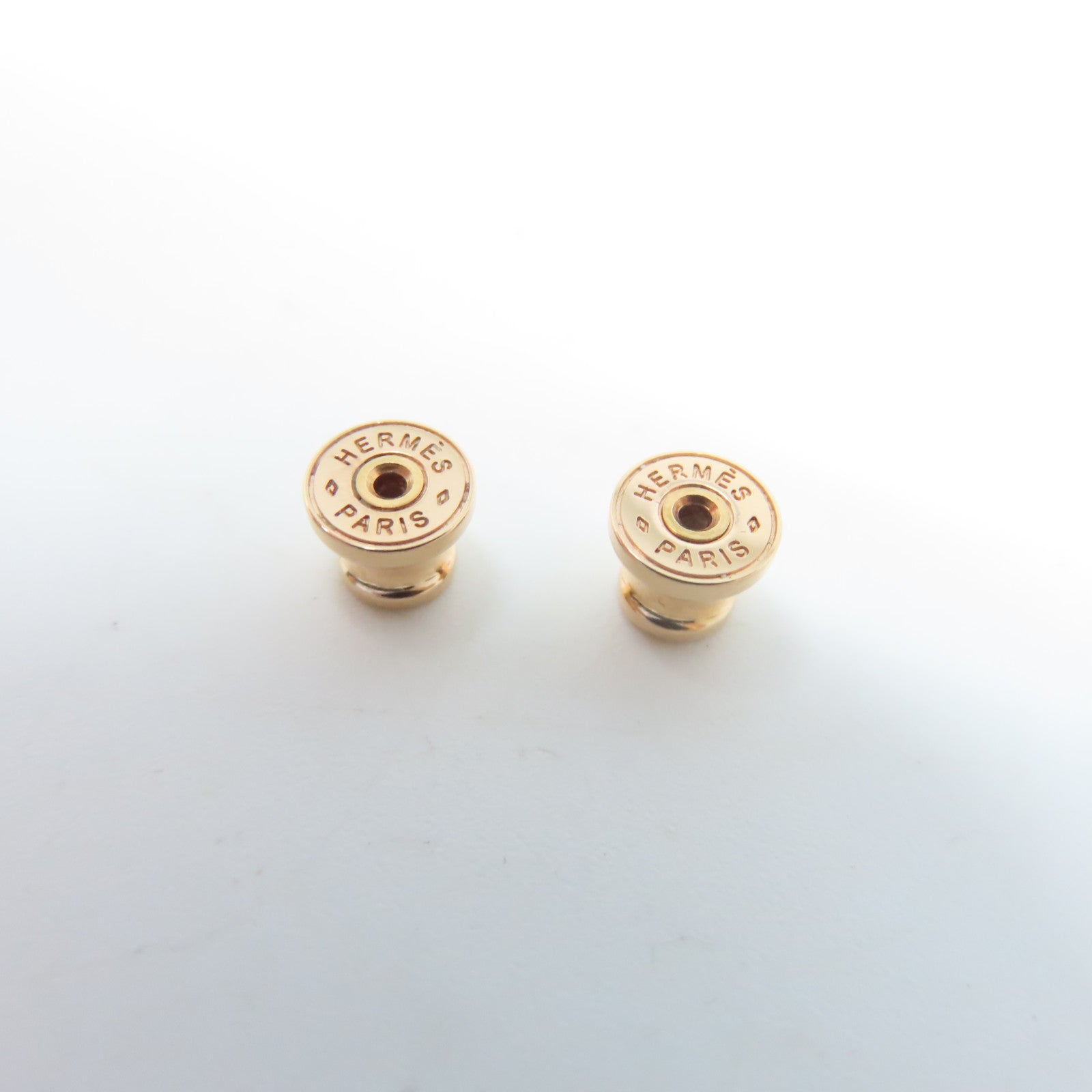 HERMES 金屬Pop H Earrings耳環粉紅色/金色