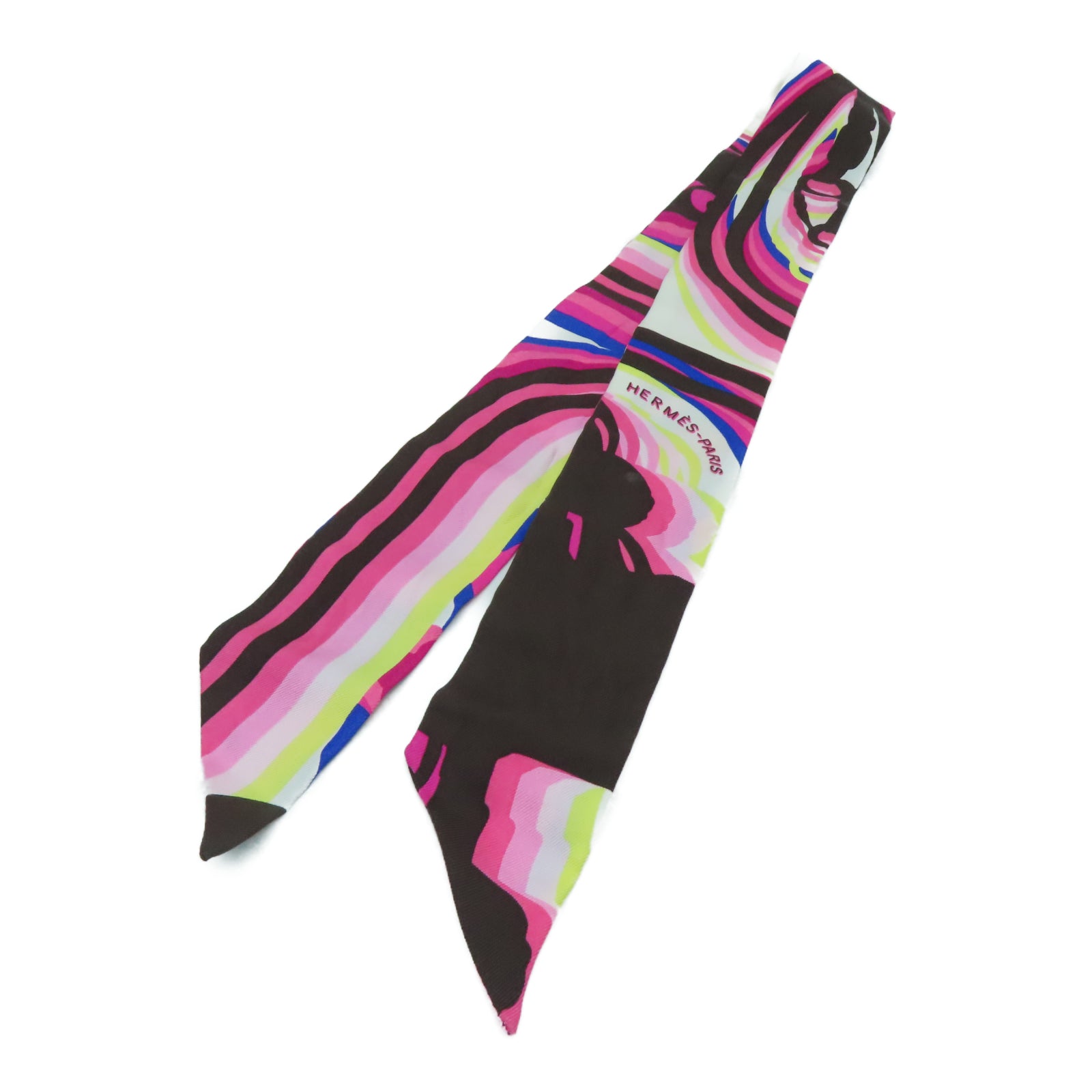 HERMES 【激減優惠】絲質Twilly Scarf絲巾彩色