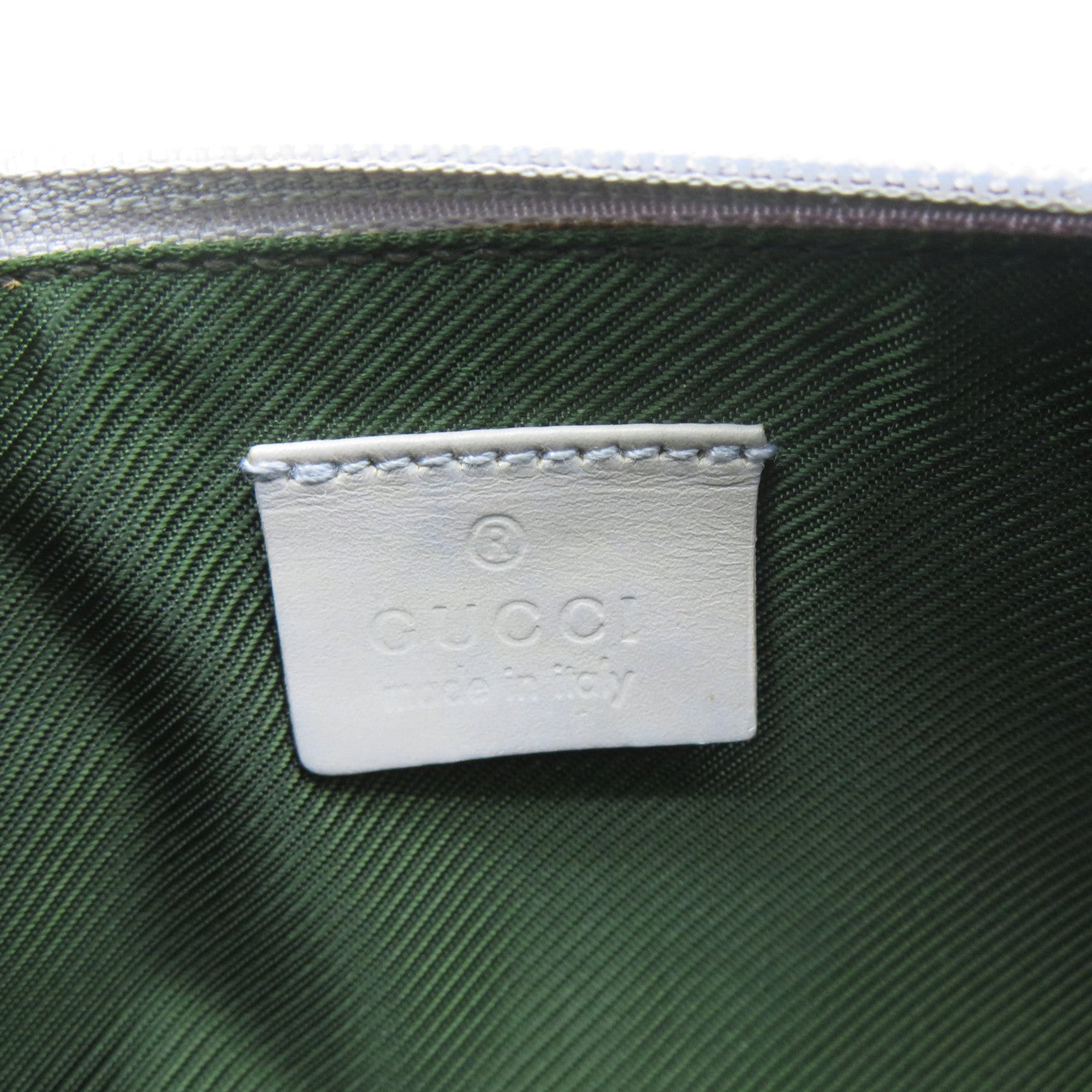 GUCCI GG帆布Handbag銀扣手挽袋紫色