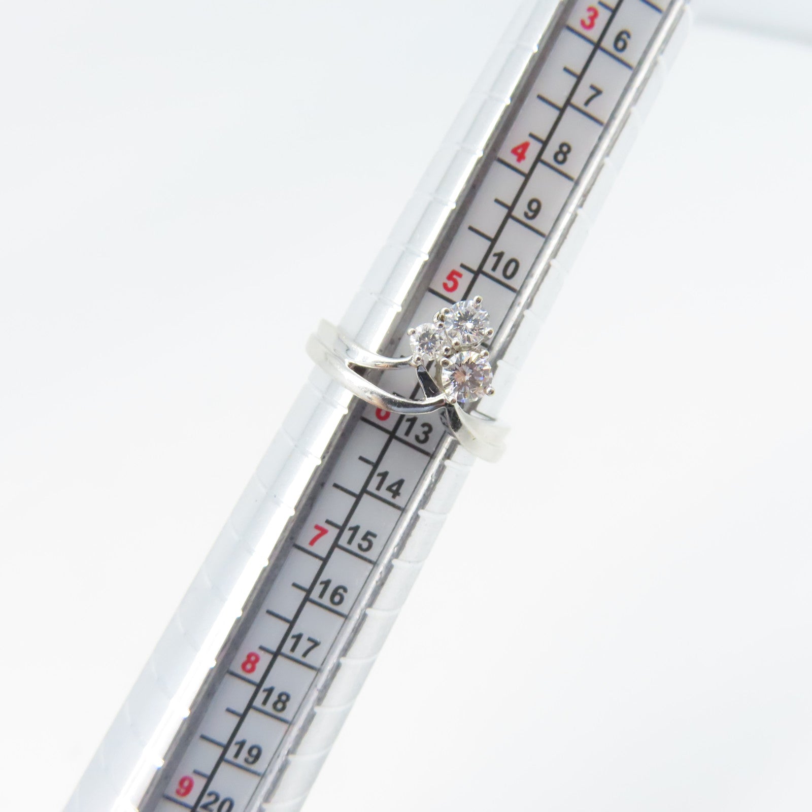 JEWELRY 【激減優惠】18K白金Ring 0.20ct鑽石戒指US#6