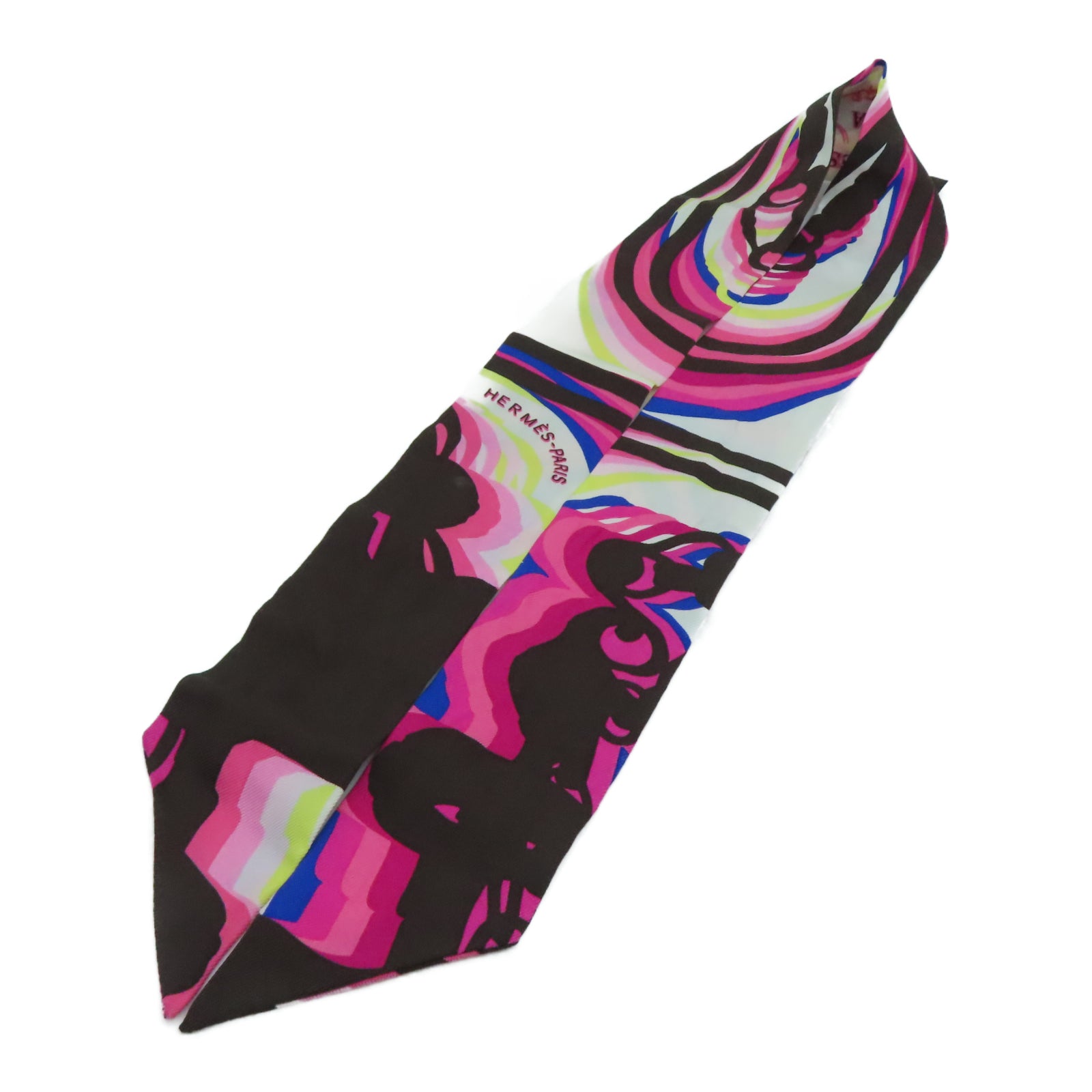 HERMES 【激減優惠】絲質Twilly Scarf絲巾彩色