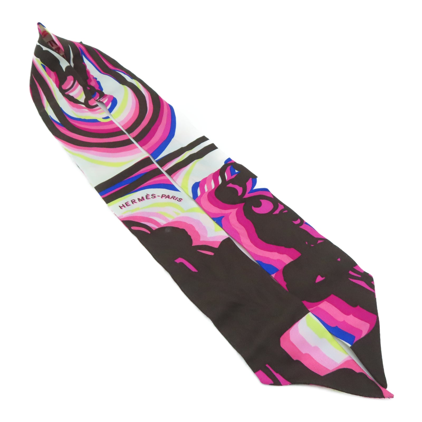 HERMES 【激減優惠】絲質Twilly Scarf絲巾彩色