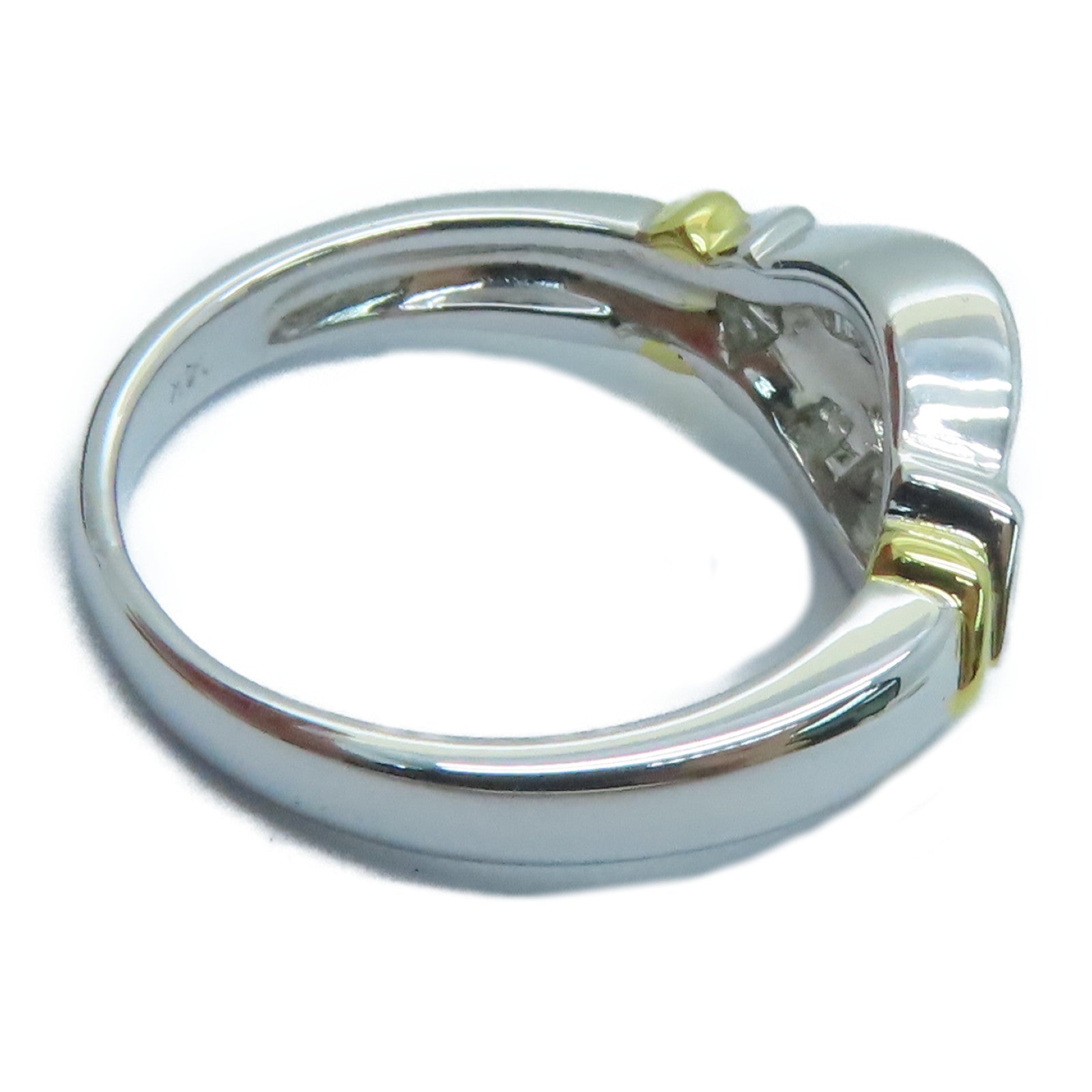 JEWELRY 14K White Gold Diamond Ring US#5.25