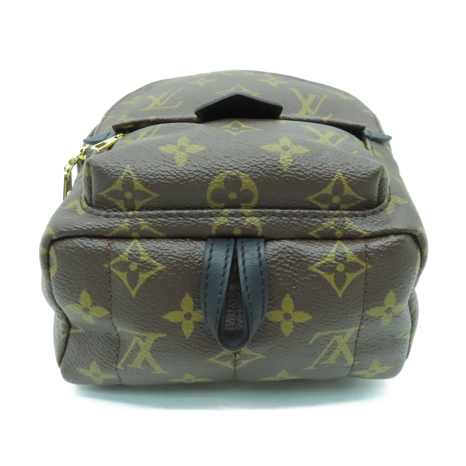 LOUIS VUITTON Monogram Palm Springs Mini金扣背包啡色