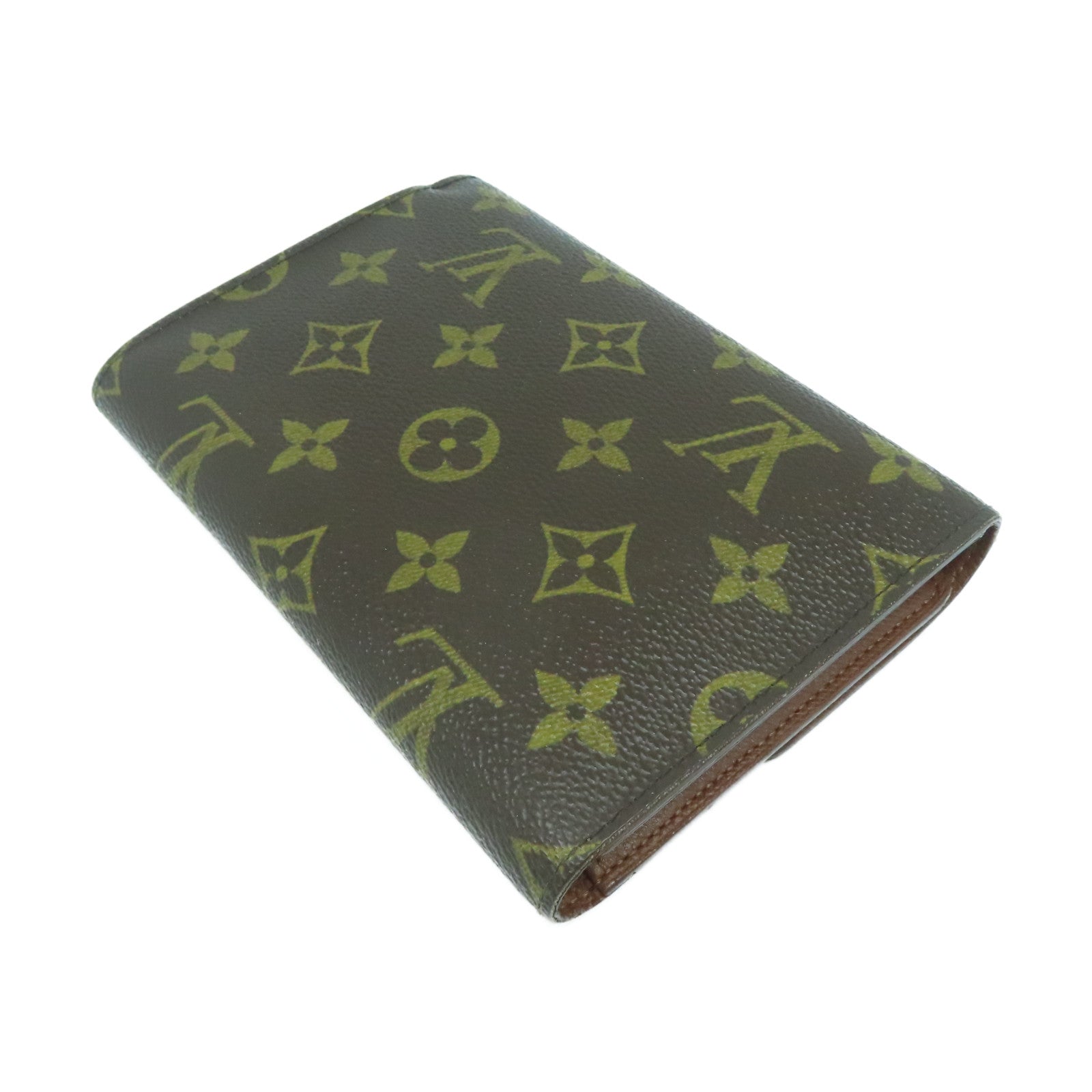 LOUIS VUITTON Monogram Porte-tresor Etui Papiers金扣錢包啡色