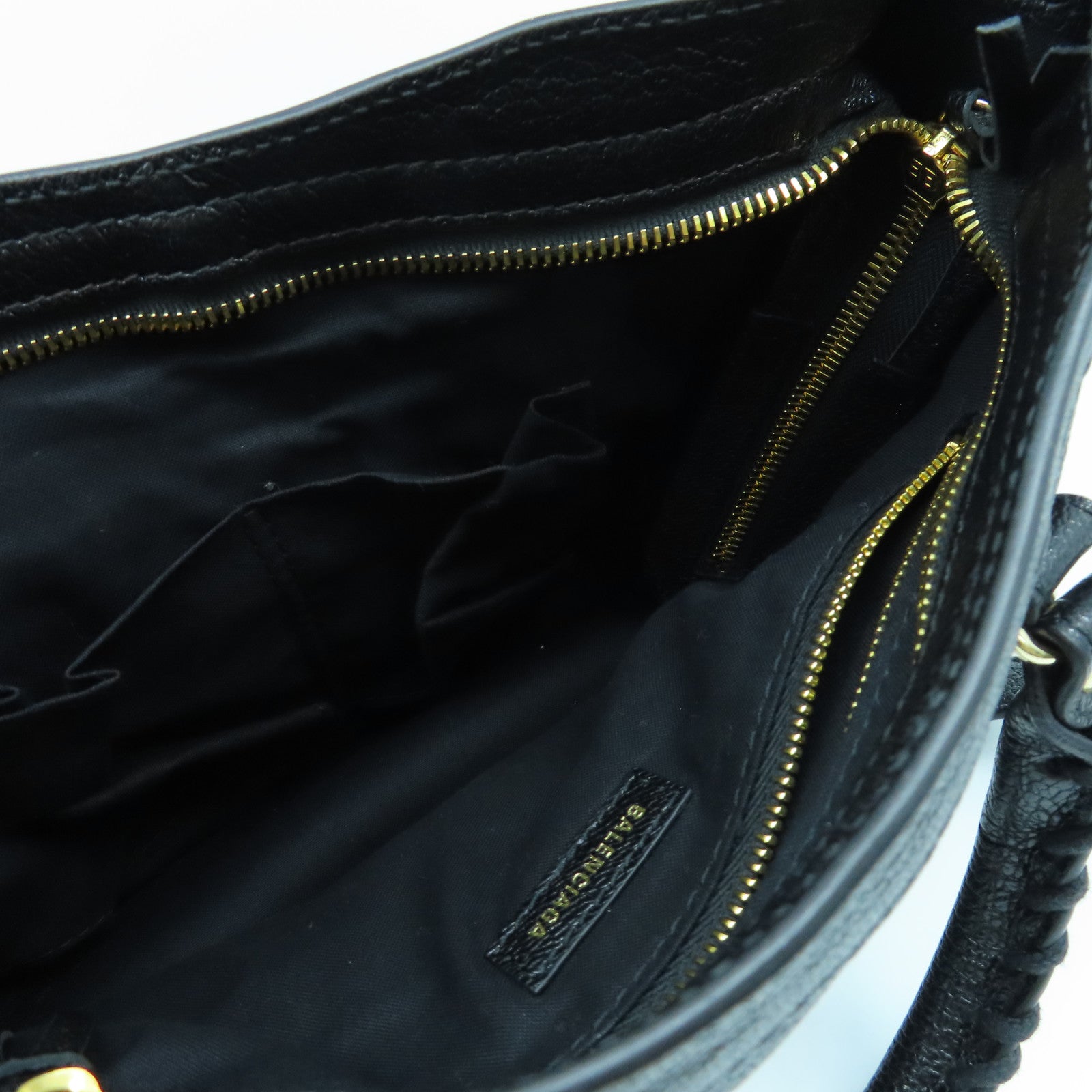 BALENCIAGA 【激減優惠】牛皮牛革City Small金扣手挽肩背兩用袋黑色