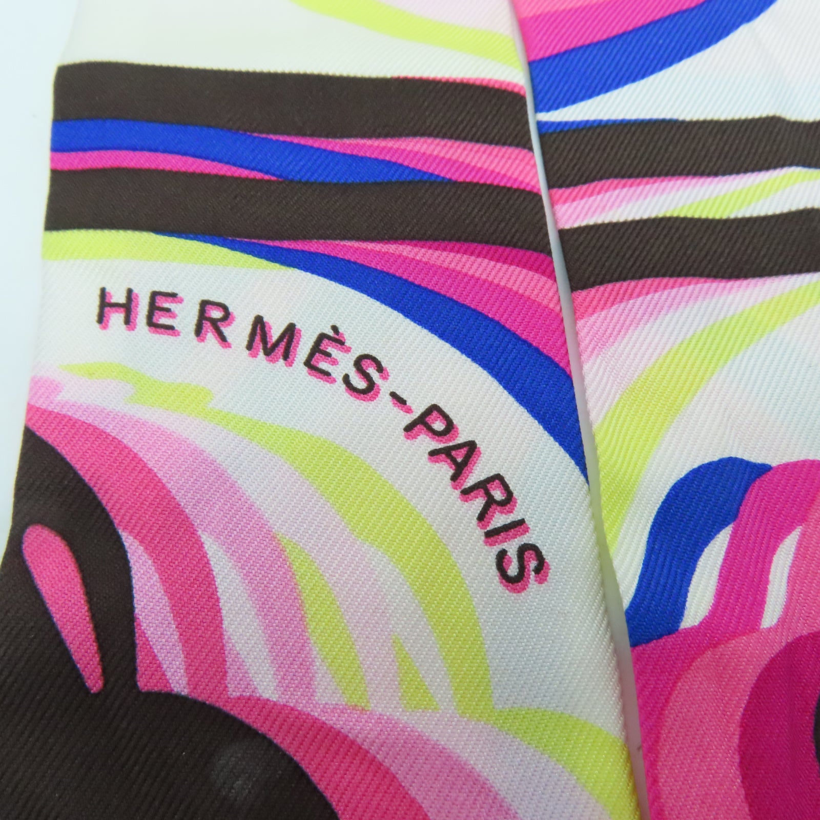 HERMES 【激減優惠】絲質Twilly Scarf絲巾彩色