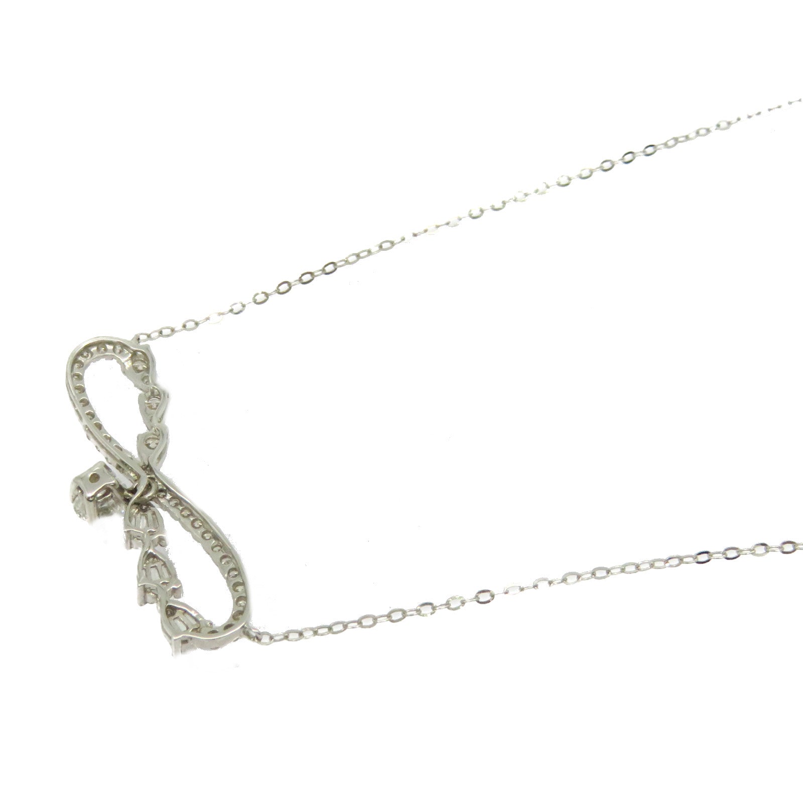JEWELRY 【激减优惠】18K白金0.46ct钻石Diamond Necklace项链