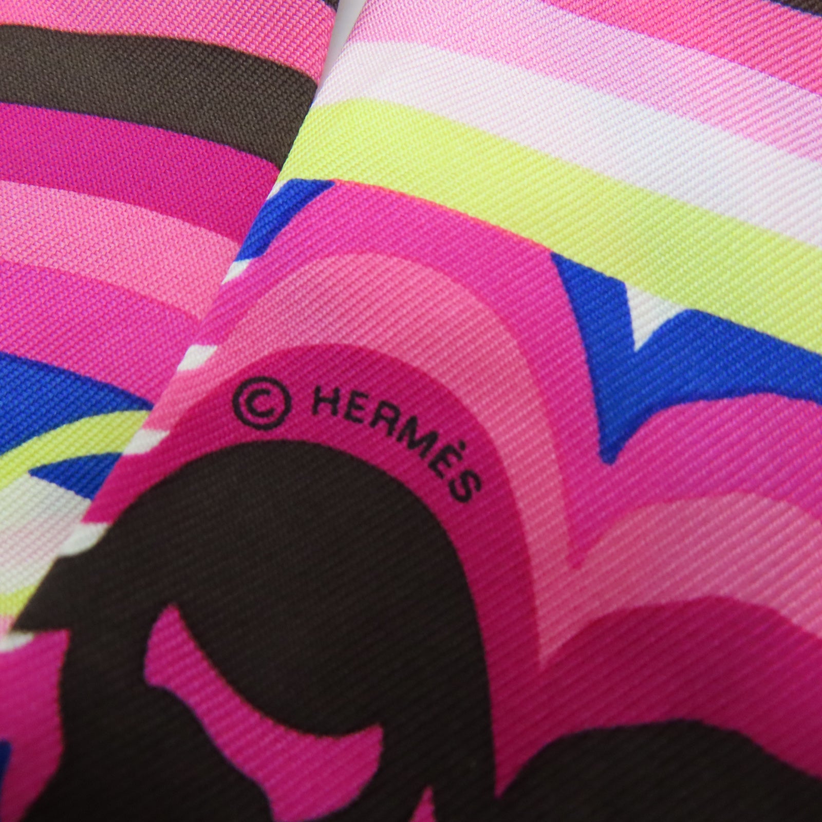 HERMES 【激減優惠】絲質Twilly Scarf絲巾彩色