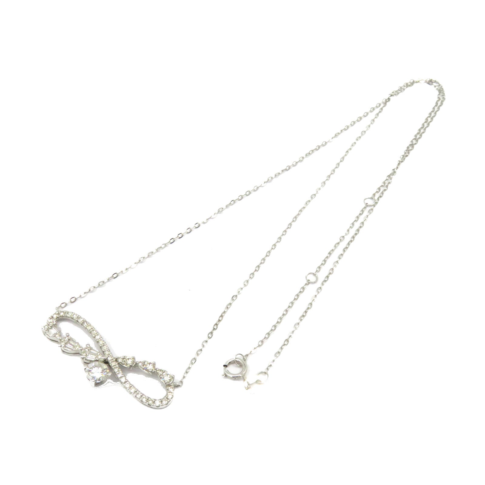 JEWELRY 【激减优惠】18K白金0.46ct钻石Diamond Necklace项链