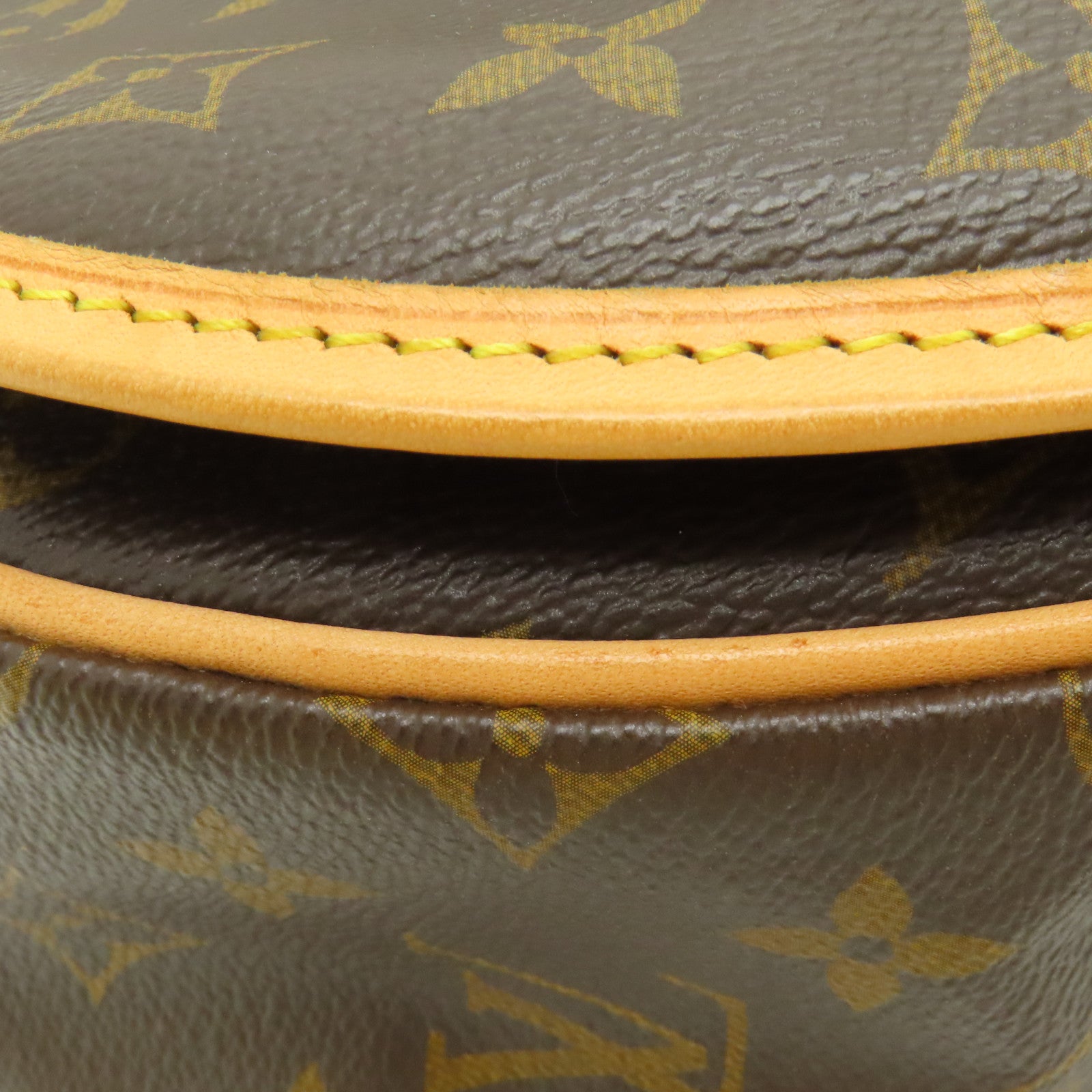 LOUIS VUITTON Monogram Menilmotant MM金扣肩背袋棕色