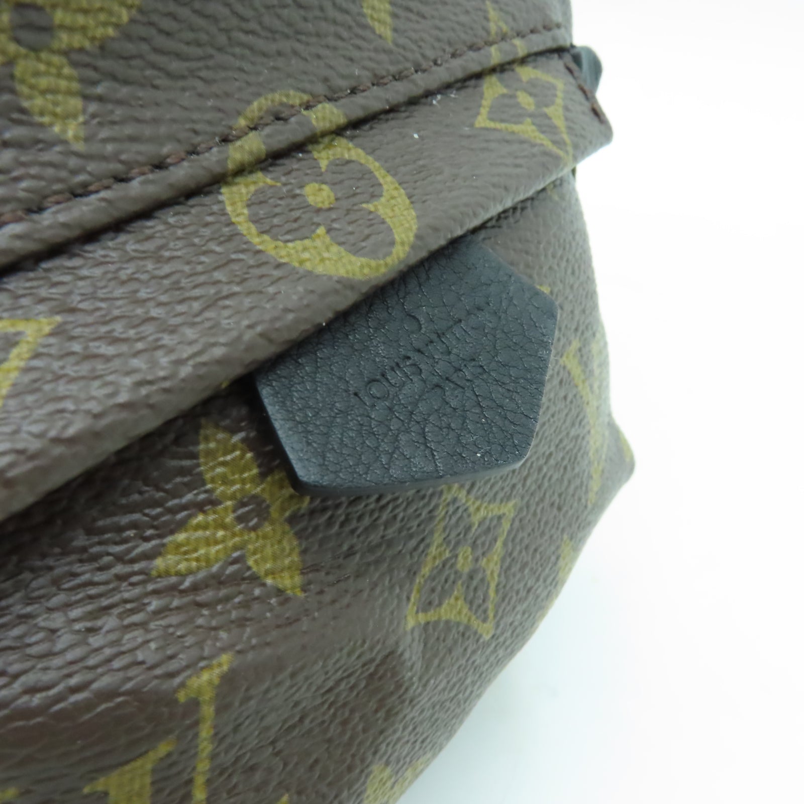 LOUIS VUITTON Monogram Palm Springs Mini金扣背包啡色