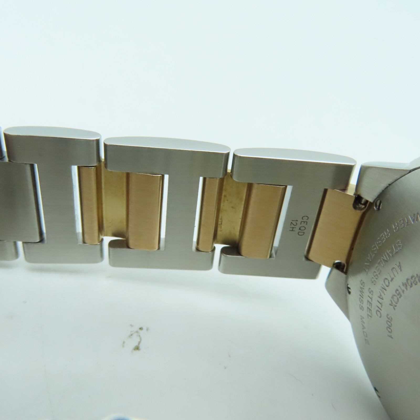 CARTIER 18K黄金Ballon Blue GM不锈钢手表自动机芯啡色