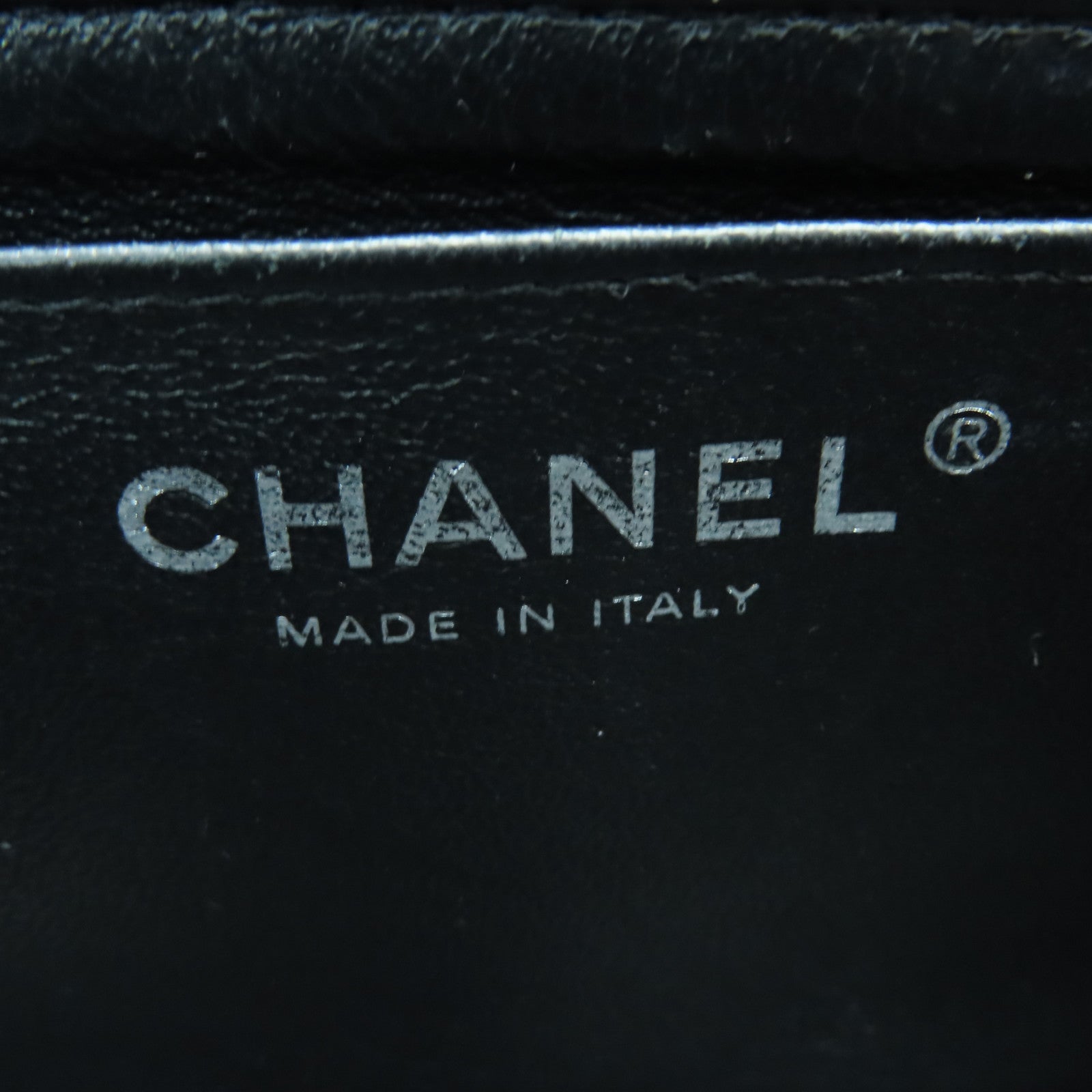 CHANEL 菱格漆皮皮革Chain Shoulder Bag银扣链带肩背袋黑色红色