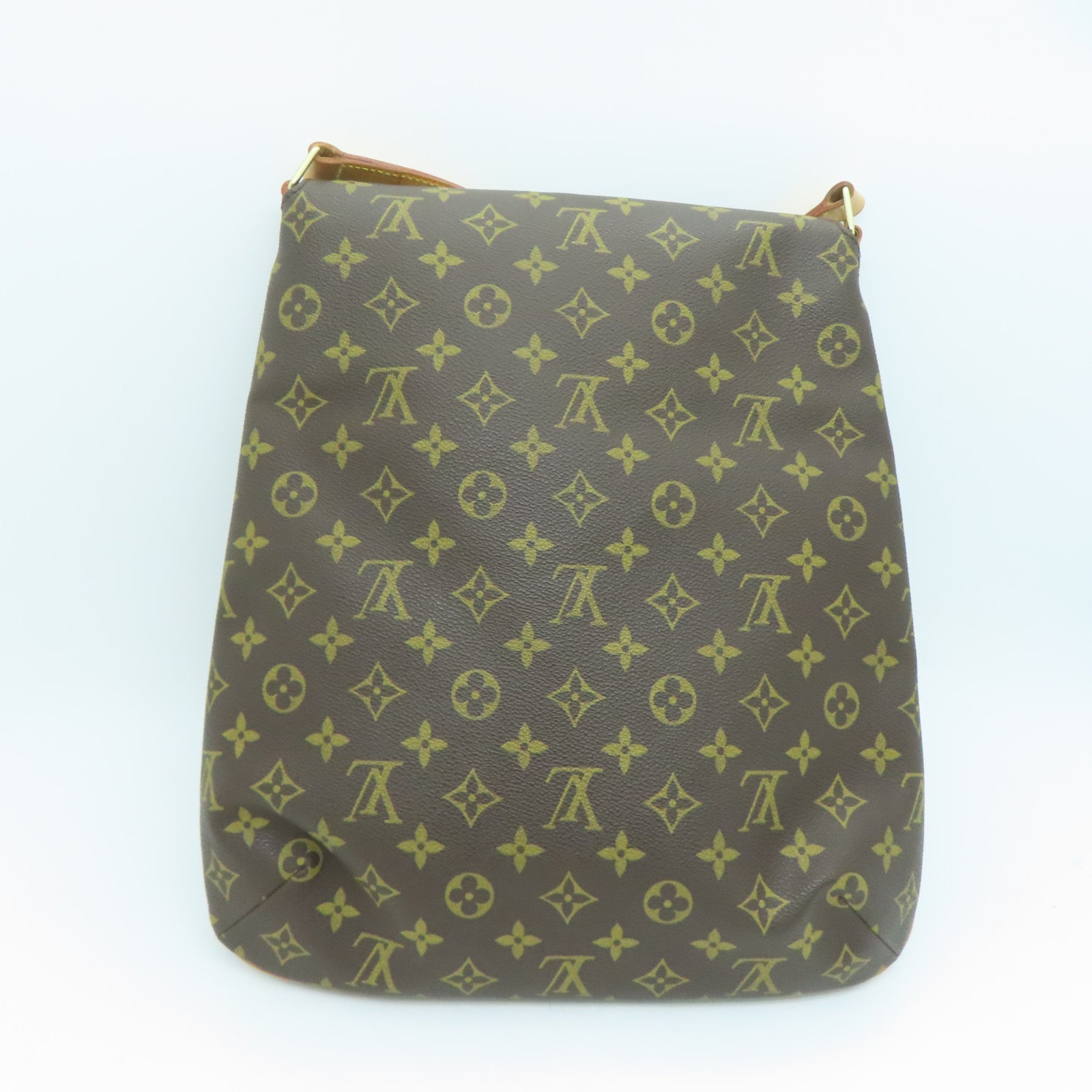 LOUIS VUITTON Monogram Musette金扣肩背袋啡色