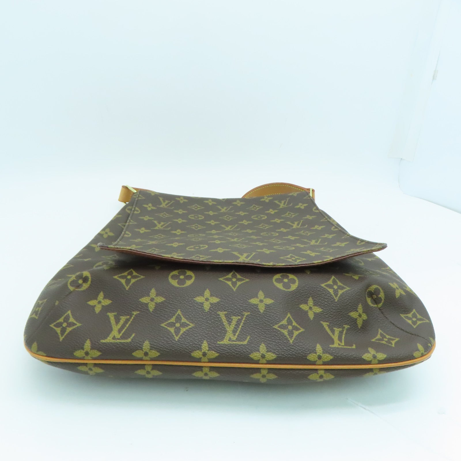 LOUIS VUITTON Monogram Musette金扣肩背袋啡色