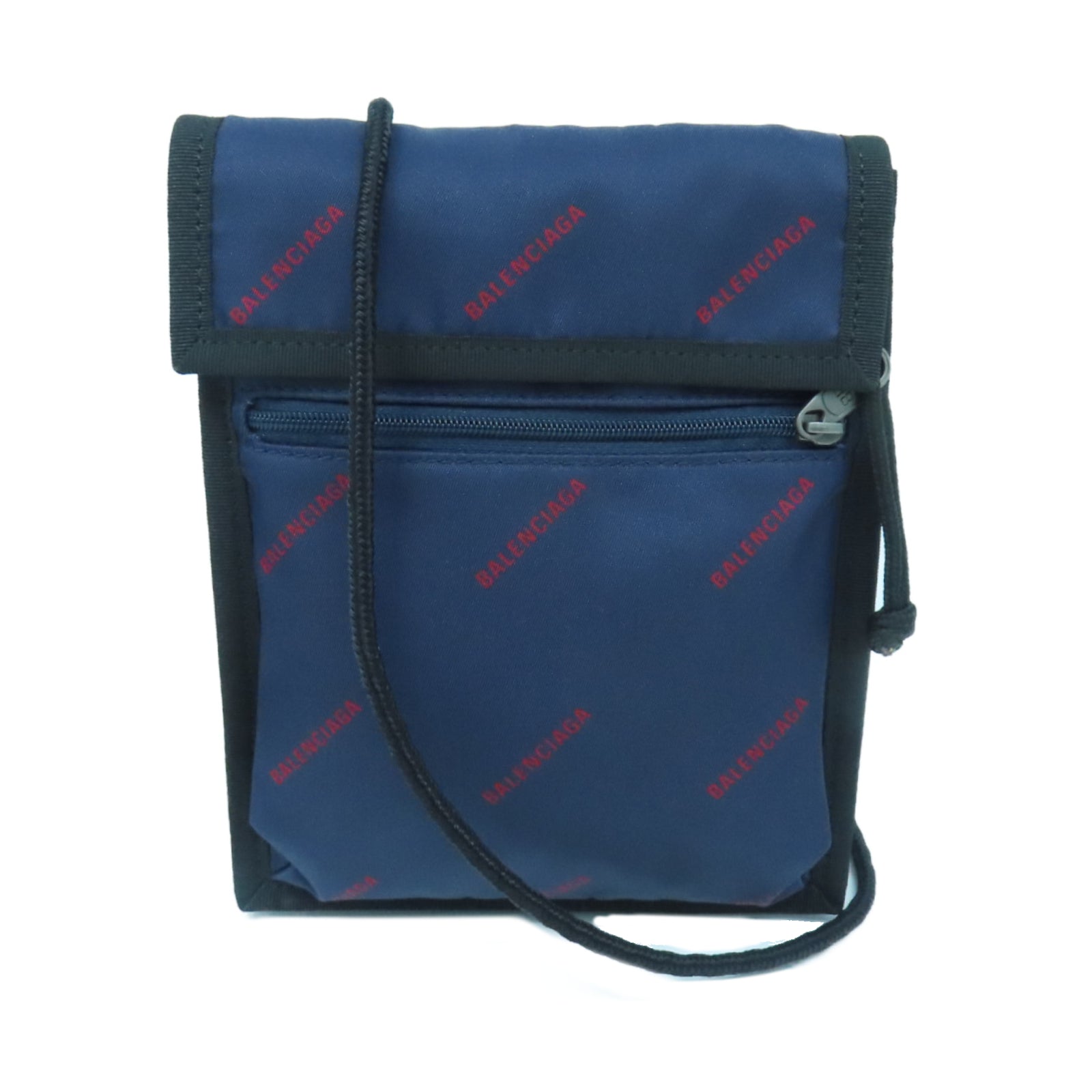 BALENCIAGA 尼龍Shoulder Bag肩背袋藍色