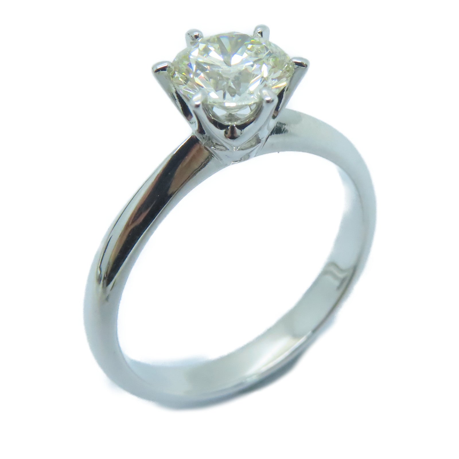 JEWELRY 18K白金Diamond Ring鑽石戒指1.25ct US#8.25