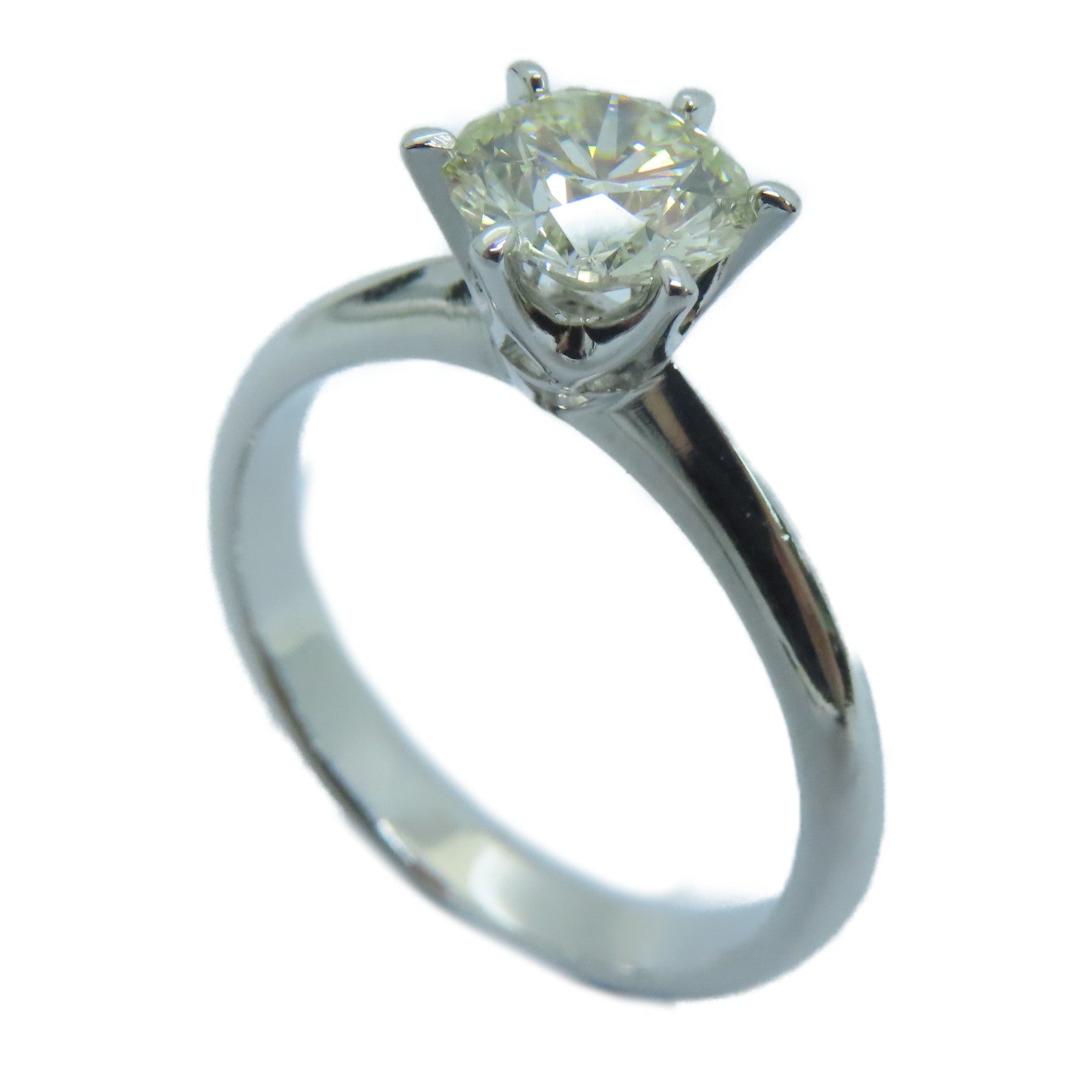 JEWELRY 18K白金Diamond Ring鑽石戒指1.25ct US#8.25