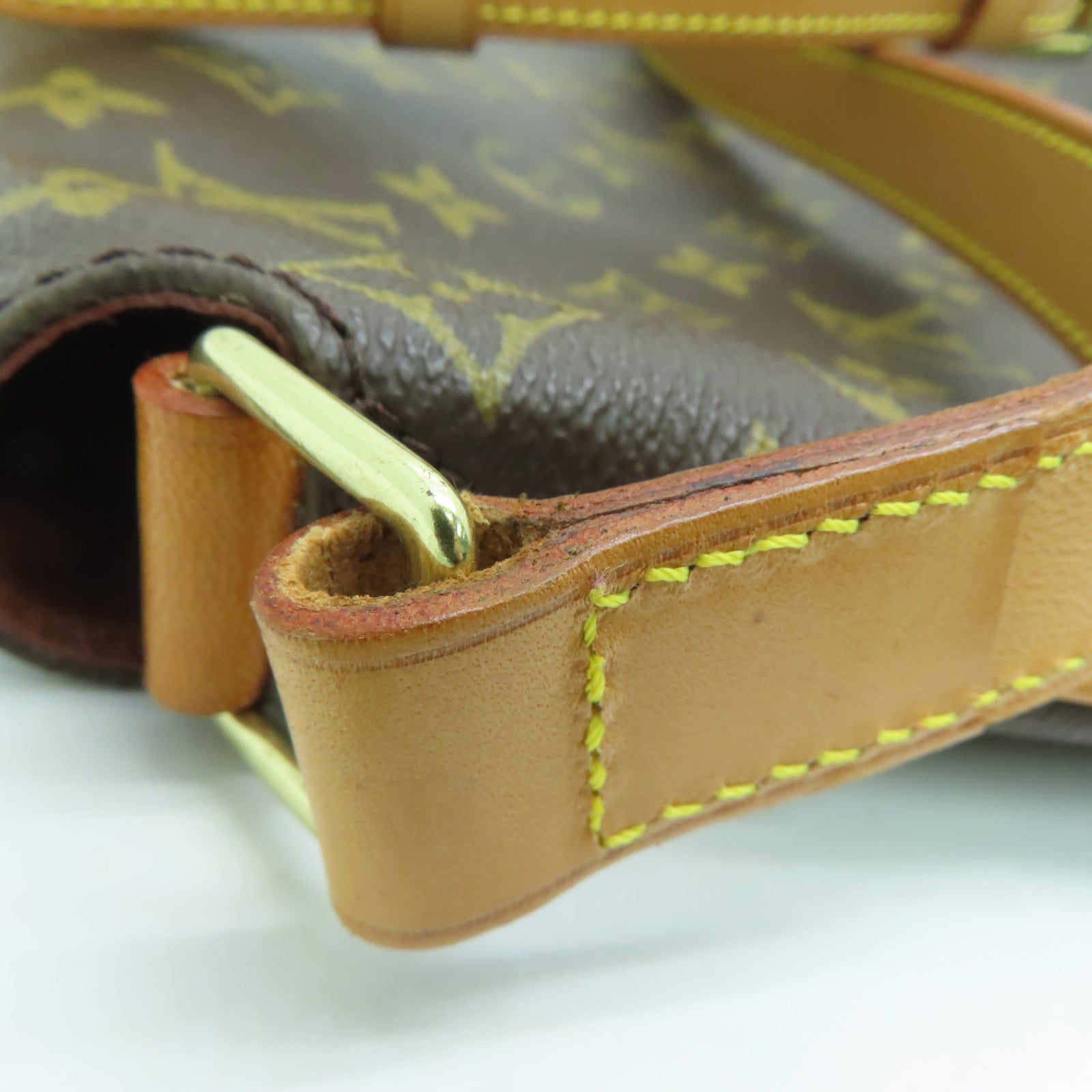 LOUIS VUITTON Monogram Musette金扣肩背袋啡色