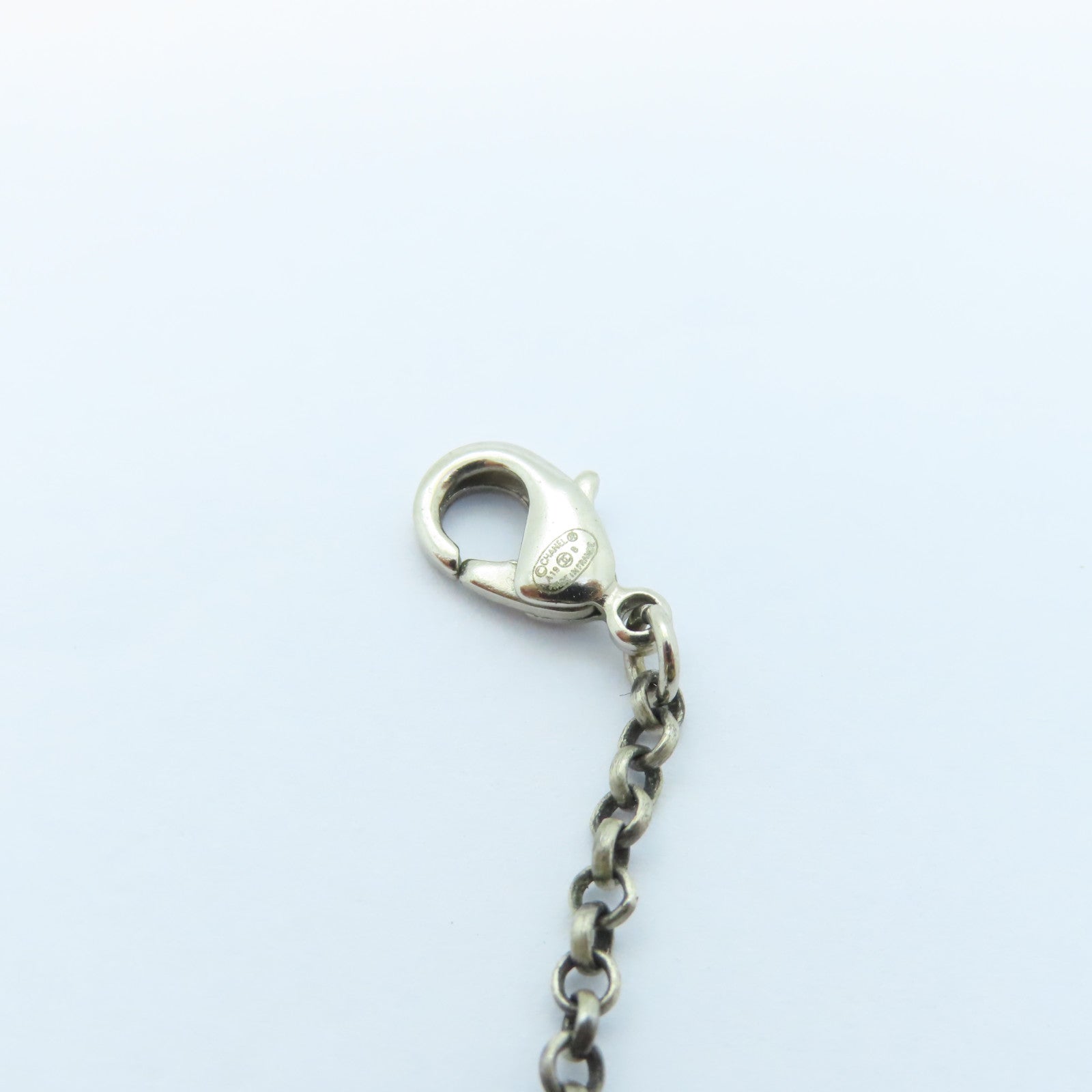 CHANEL PVC/金屬Necklace項鍊銀色